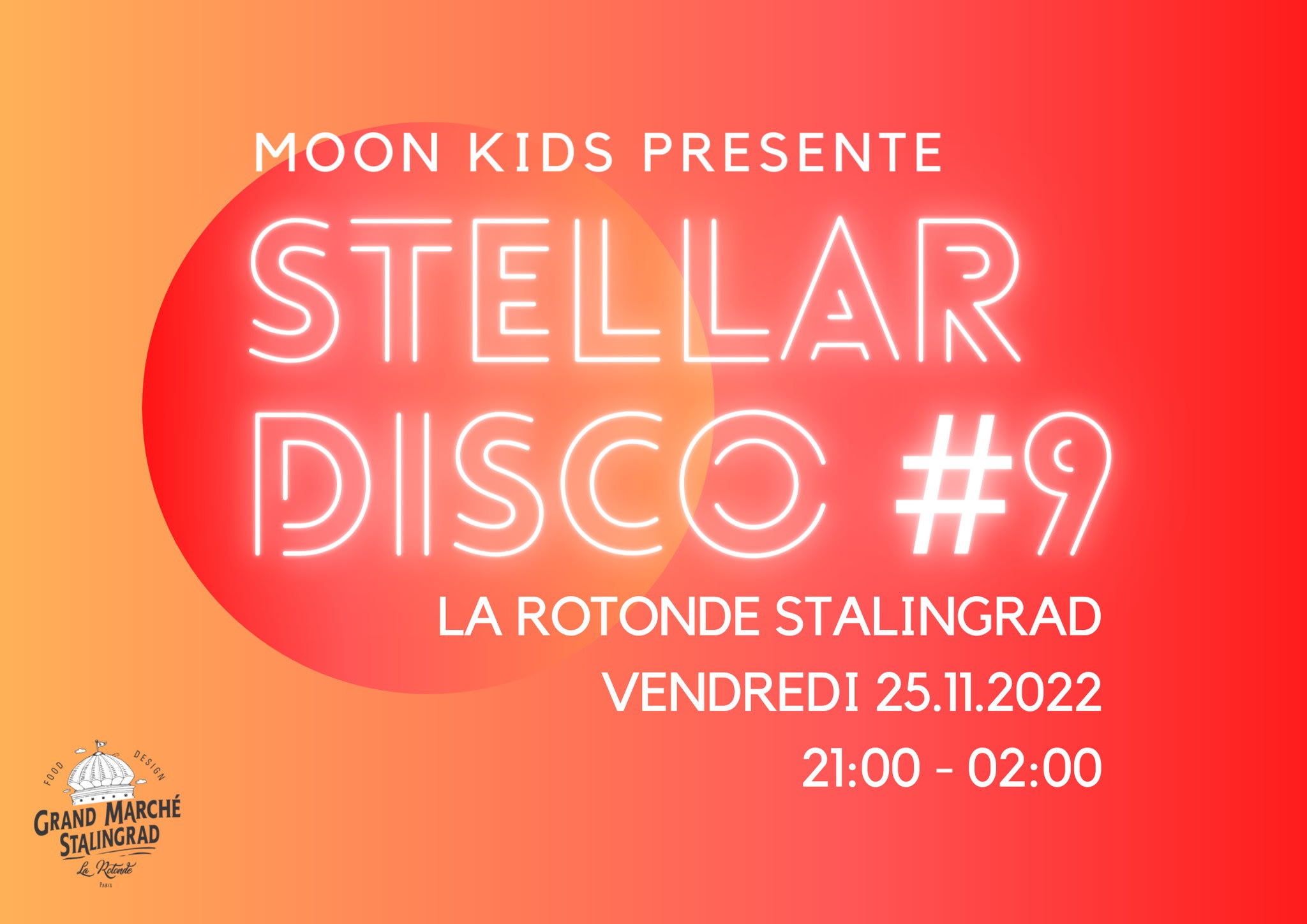 Stellar Disco #9 - Moon Kids @ La Rotonde Stalingrad Cover