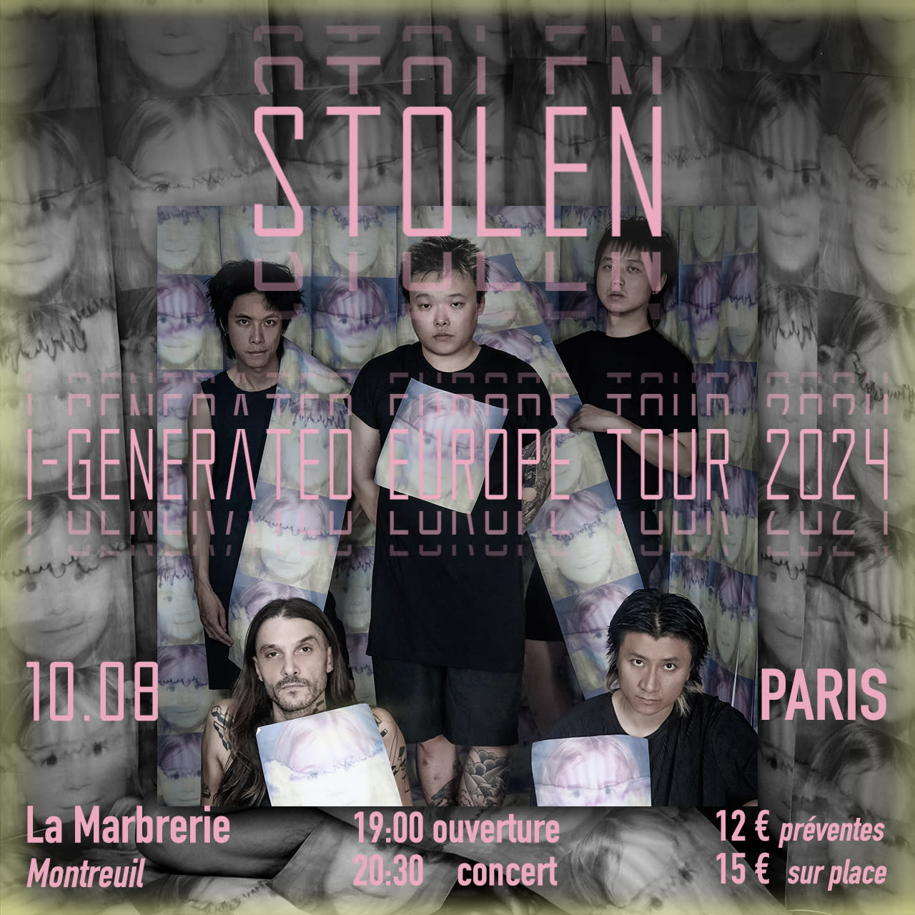 Stolen // I-Generated Europe Tour 2024 Cover