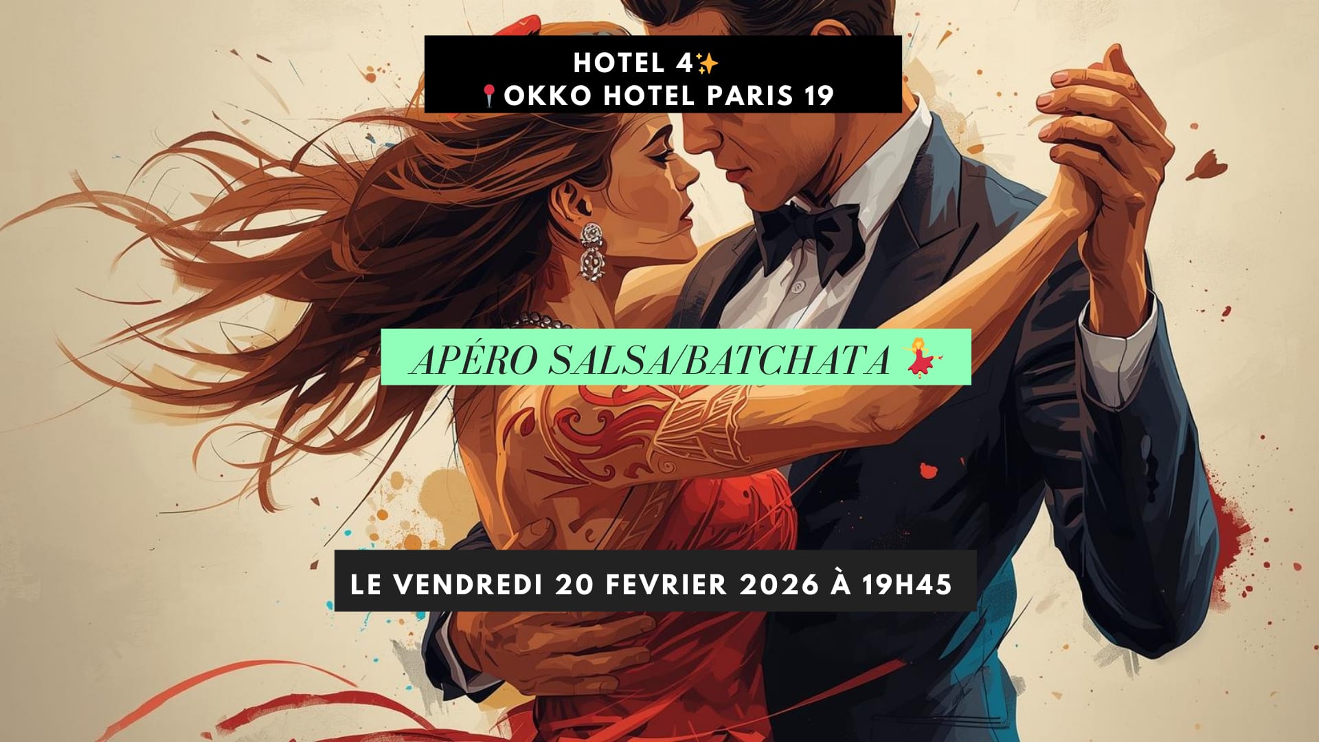 Apéro Salsa/Batchata Entre Célibataires Cover