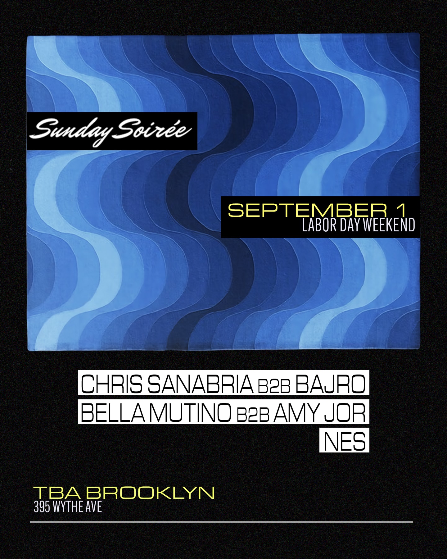 Sunday Soirée: Labor Day Weekend Special Cover