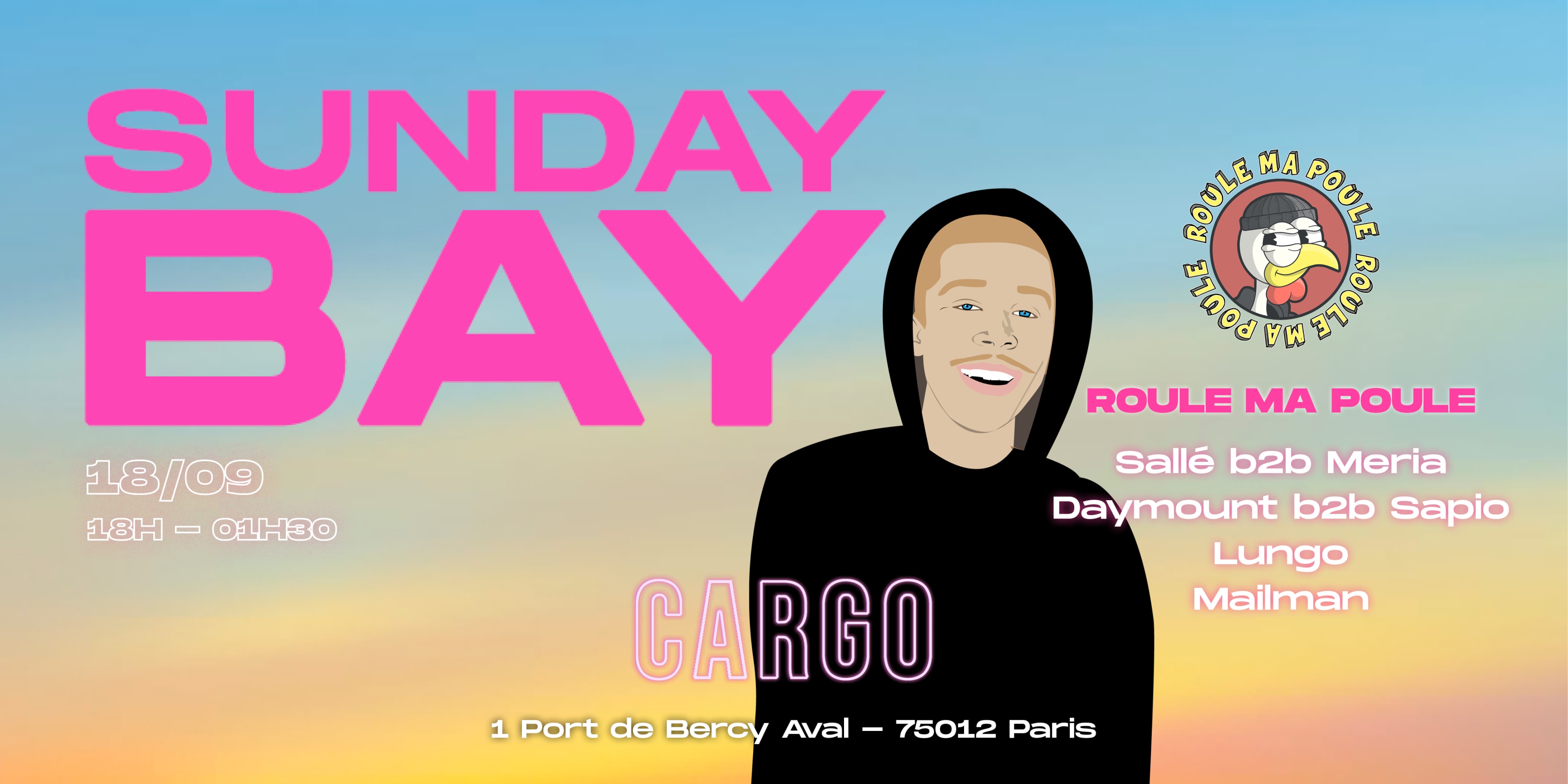 Sunday Bay #13 W/ Roule Ma Poule Cover