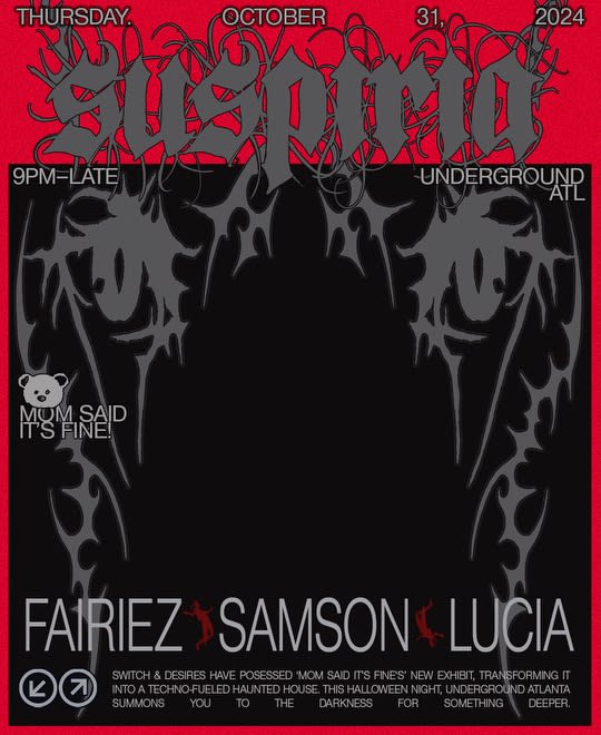 Suspiria In The Underground Cover