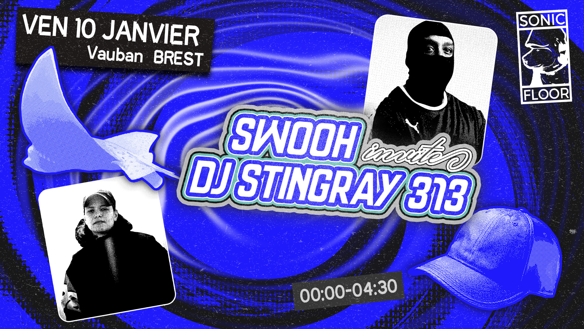 Swooh Invite Dj Stingray 313 Cover