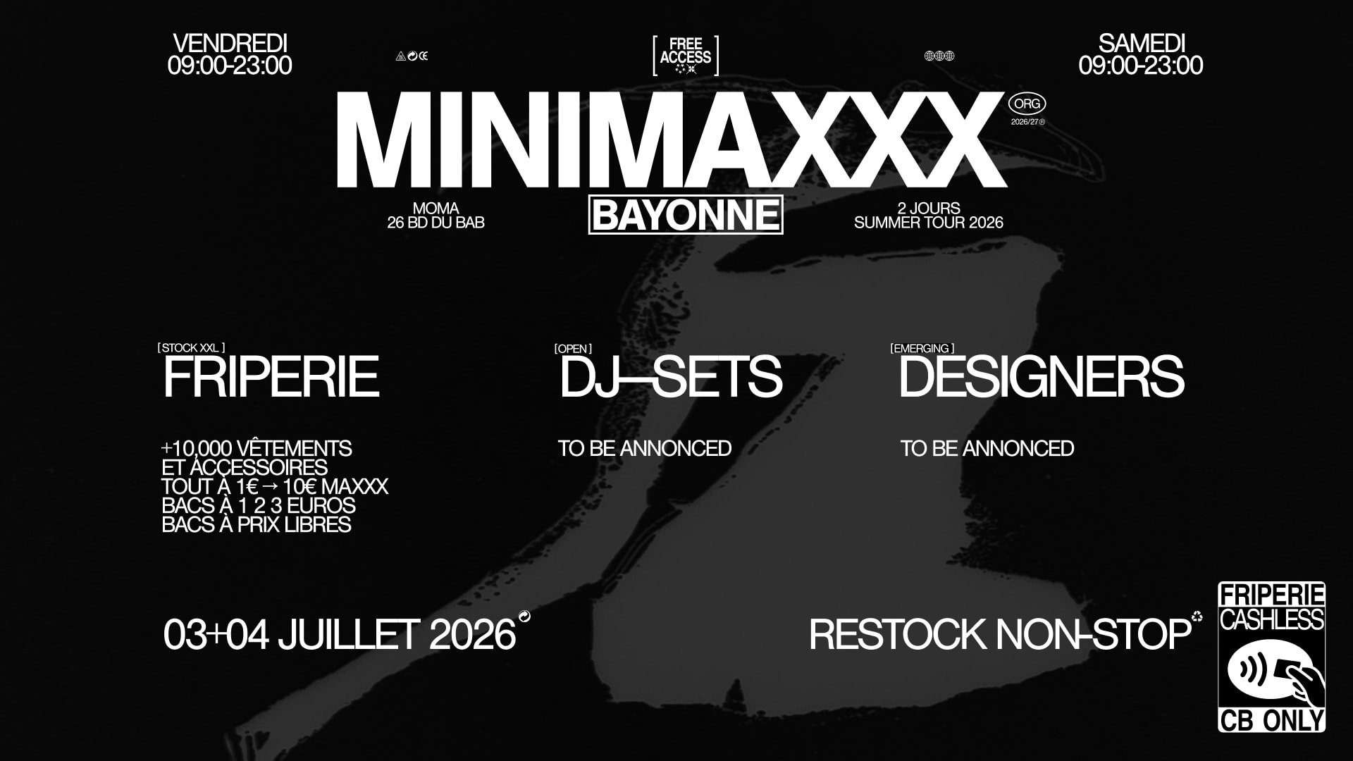 [Bayonne] Friperie + Dj-Sets + Designers Cover