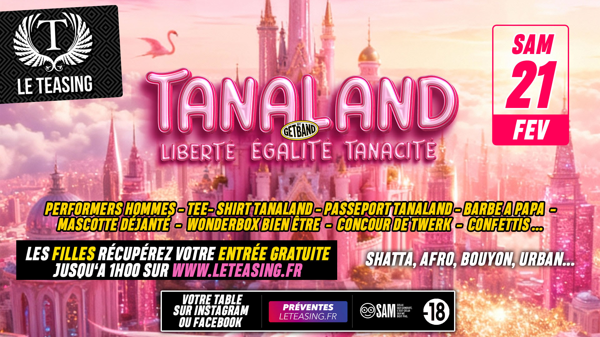 Tanaland X Le Teasing Besançon Cover
