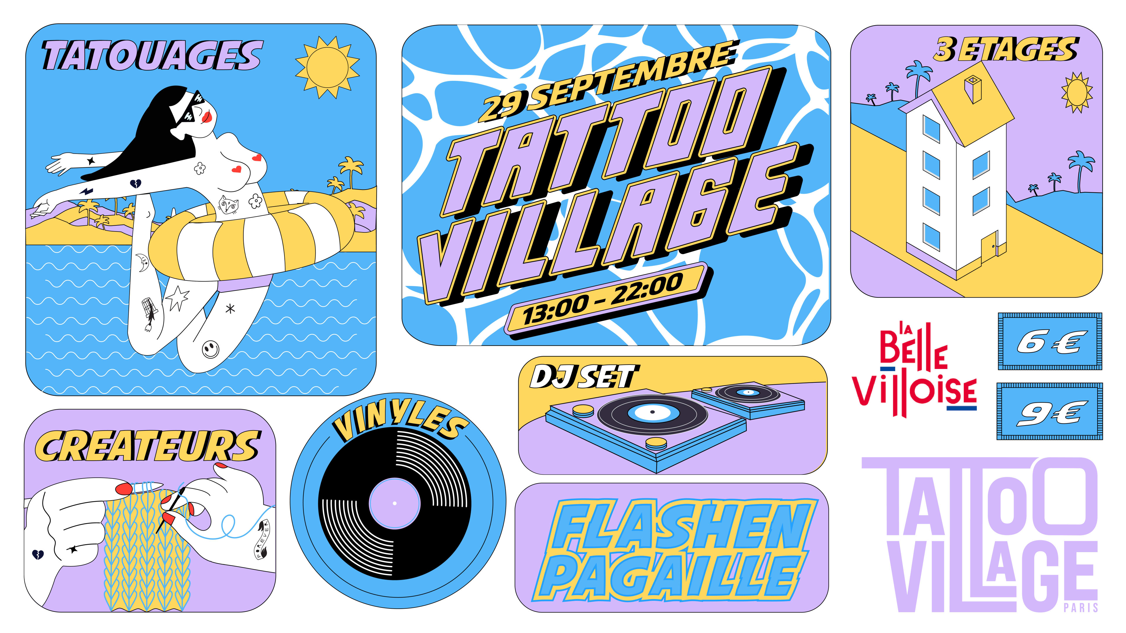 Tattoo Village - Flash En Pagaille Cover
