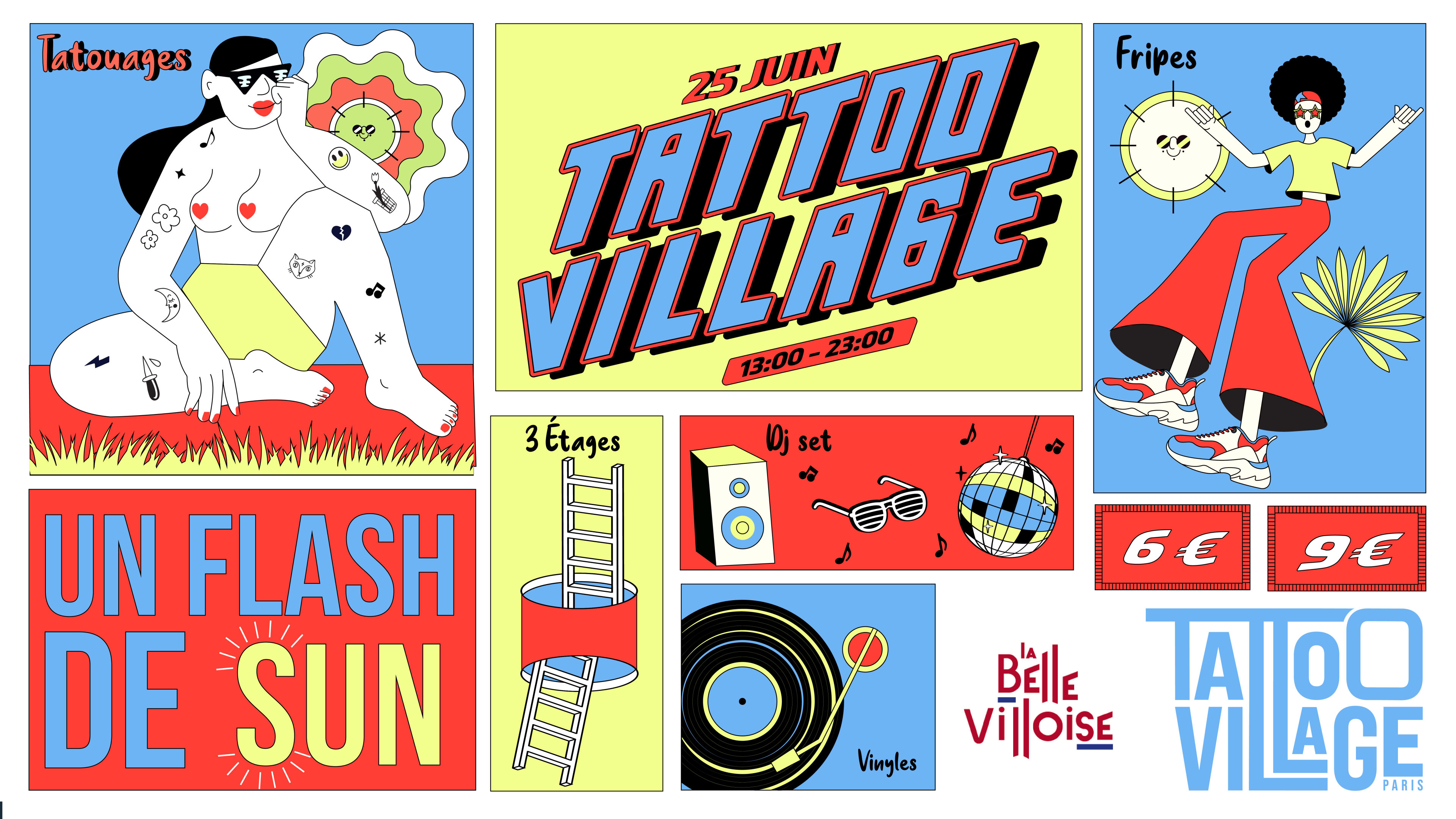 Tattoo Village - Un Flash De Soleil ! Cover