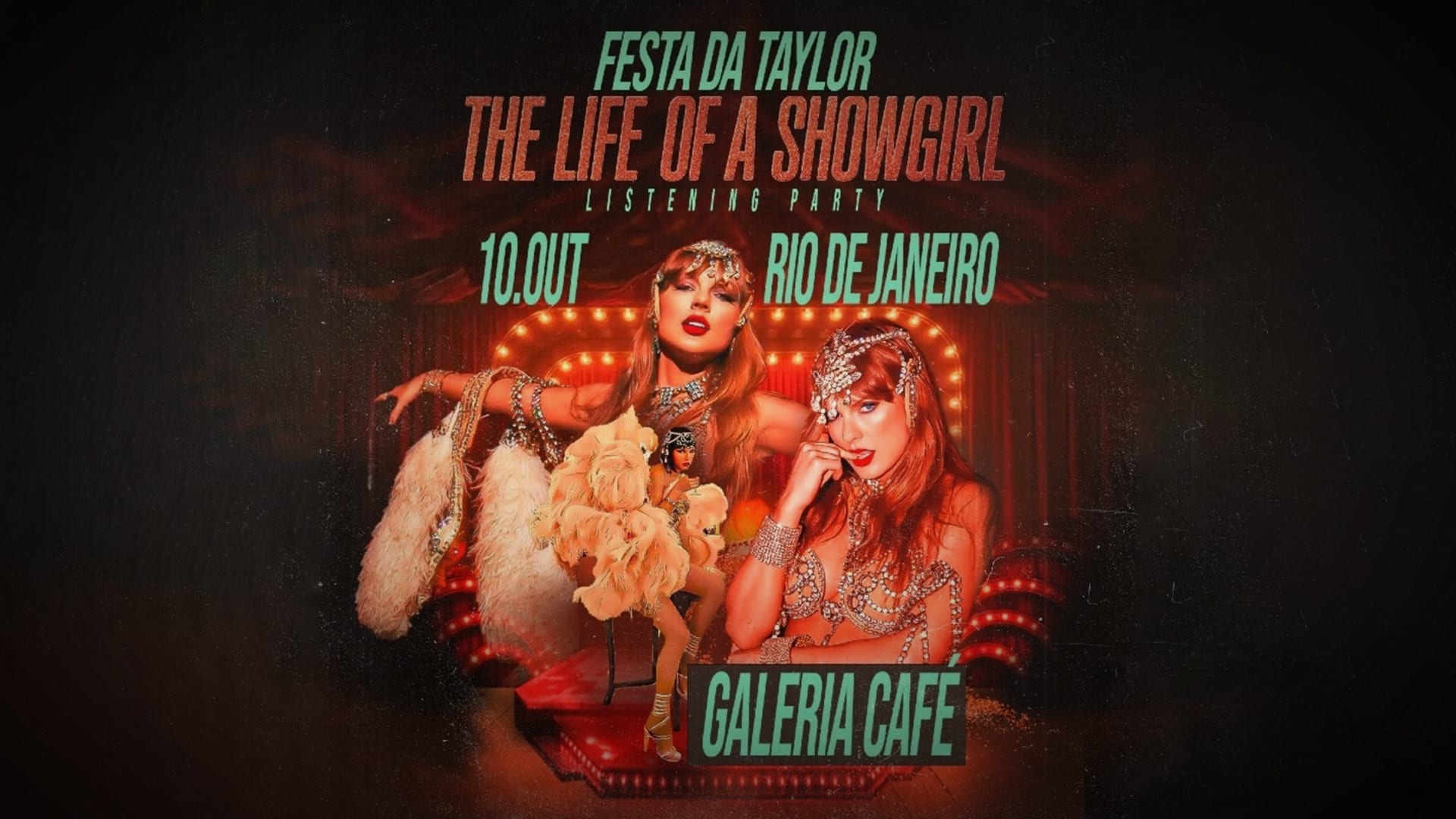 Festa Da Taylor - Listening Party: The Life Of A Showgirl Cover