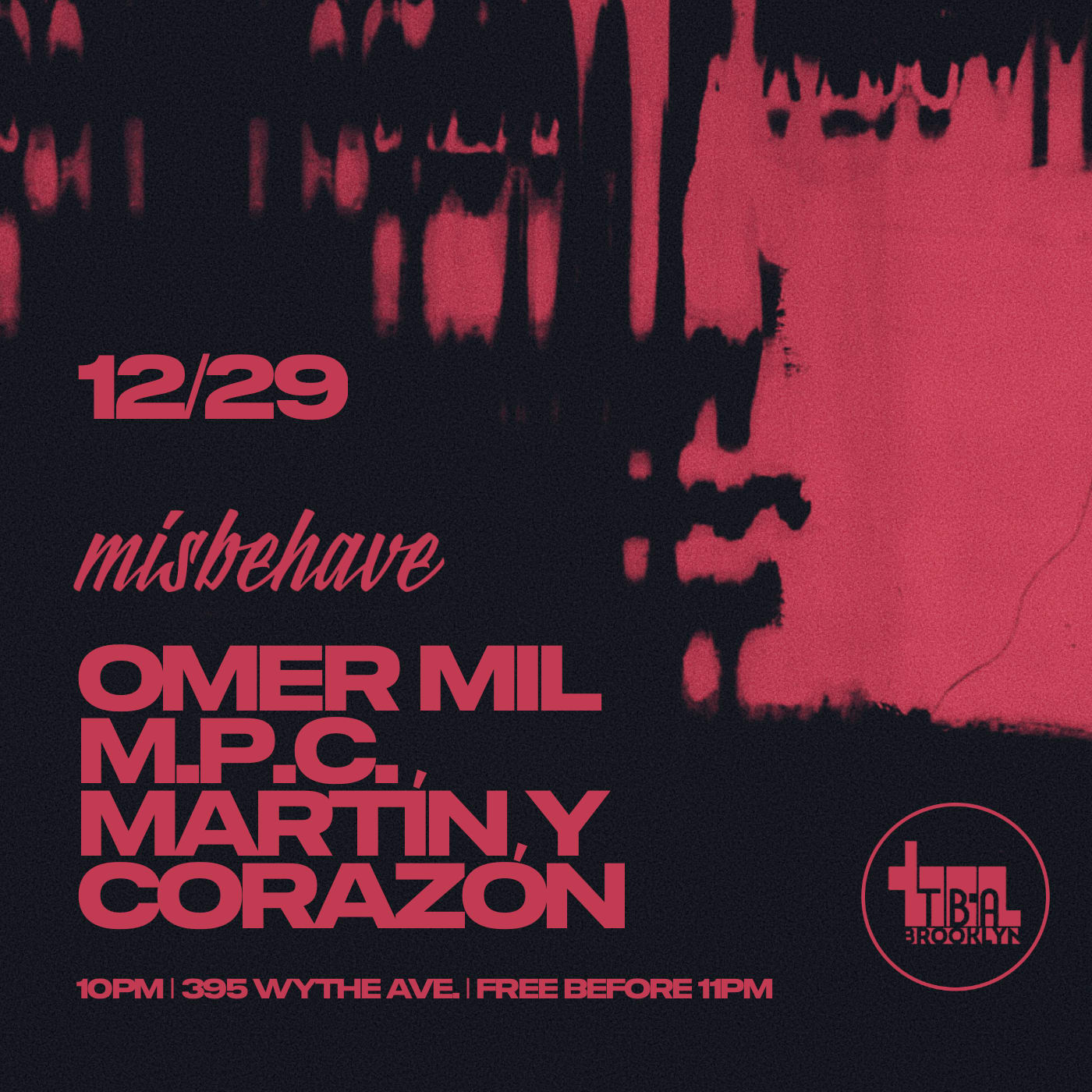 Misbehave: Omer Mil, M.P.C., Martín Y Corazón Cover