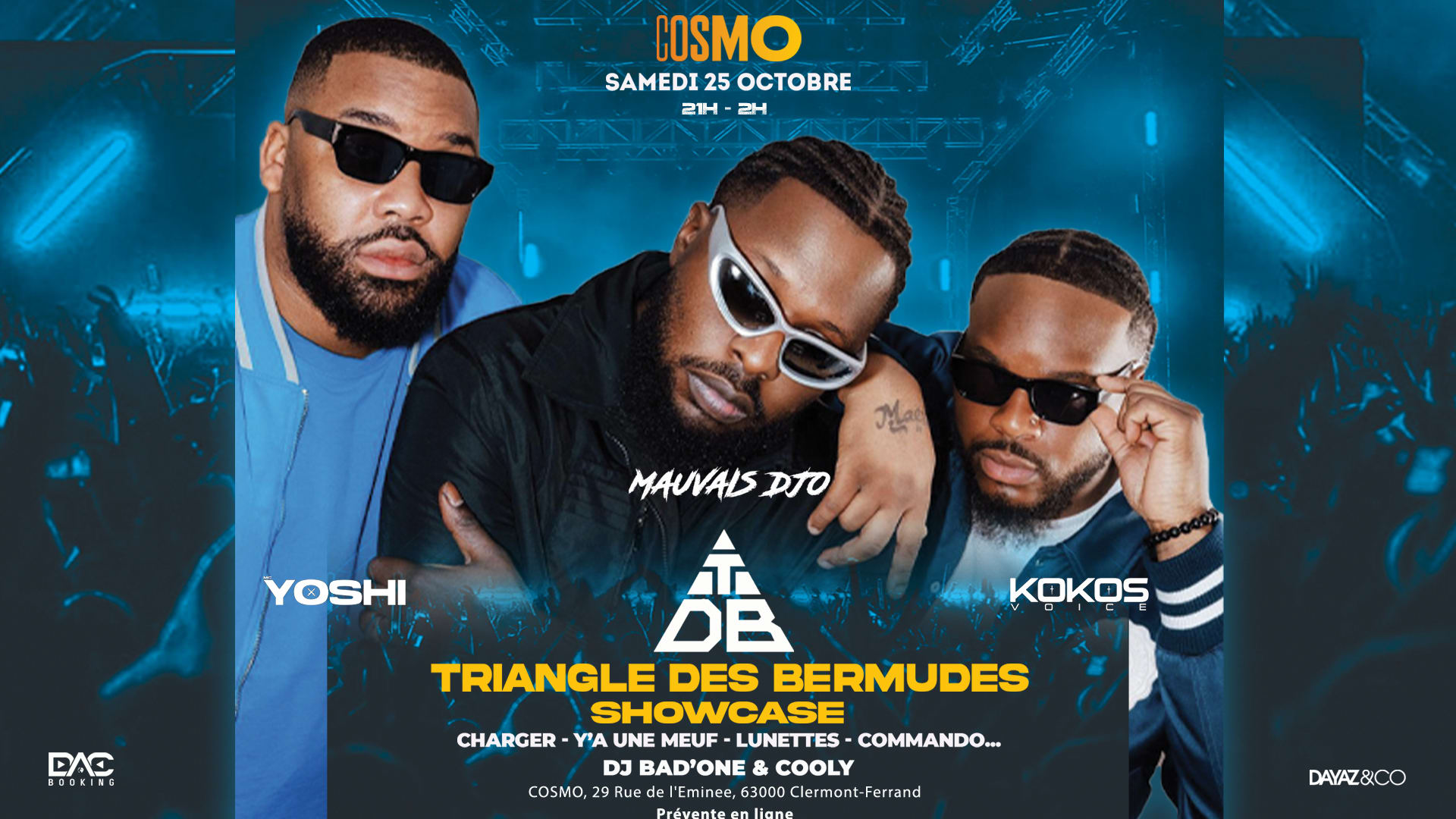 Triangle Des Bermudes 25.10.25 Cosmo Clermont Ferrand Cover