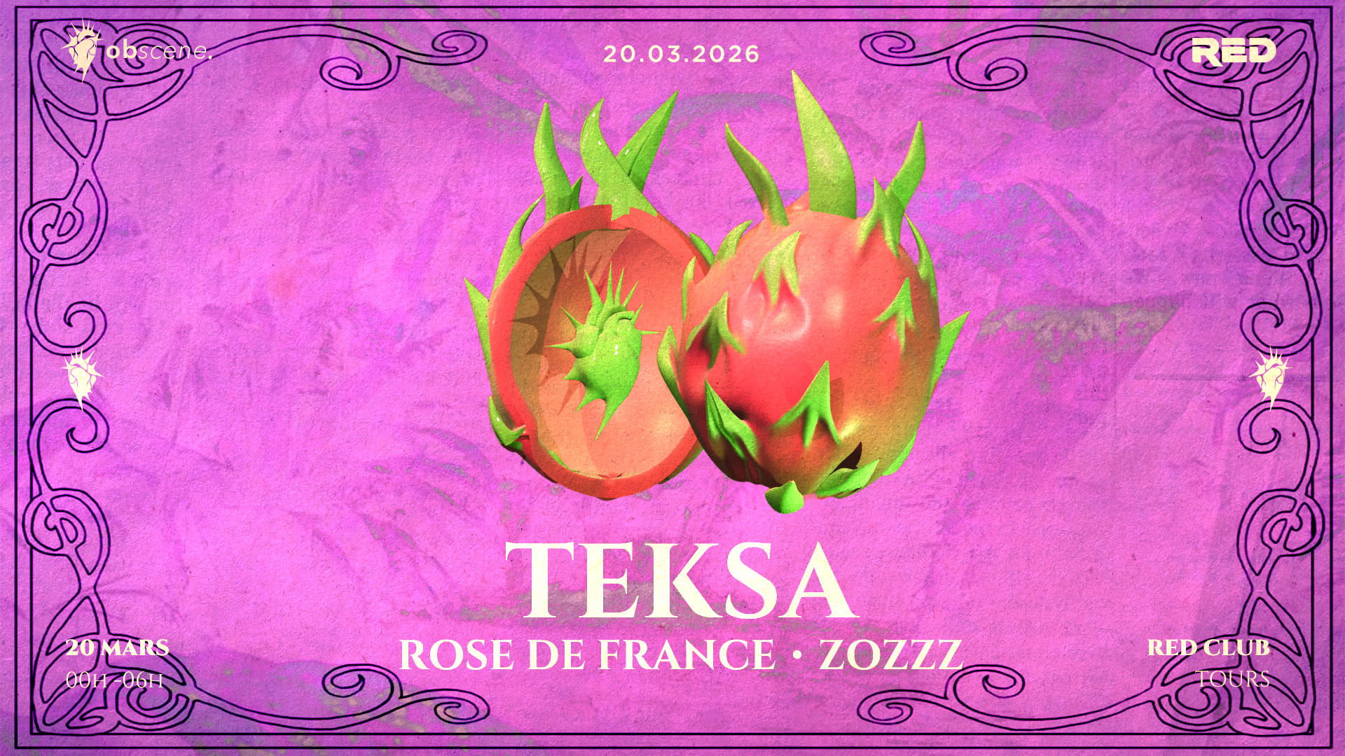 Obscene : Teksa - Rose De France - Zozzz Cover
