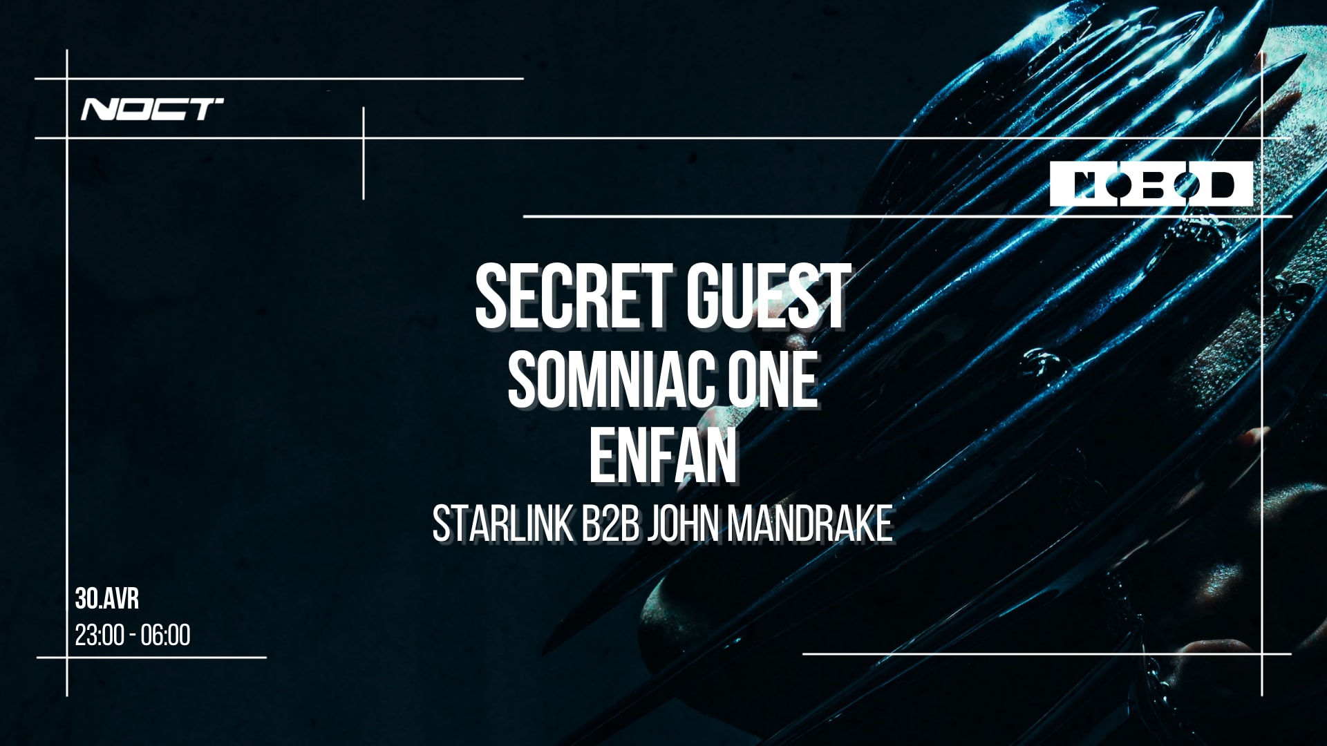 Nobod Invites - Secret Guest | Somniac One | Enfan Cover