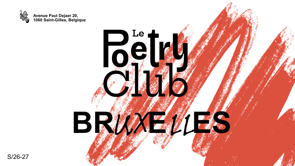 Le Poetry Club Bruxelles - 08/10 Cover