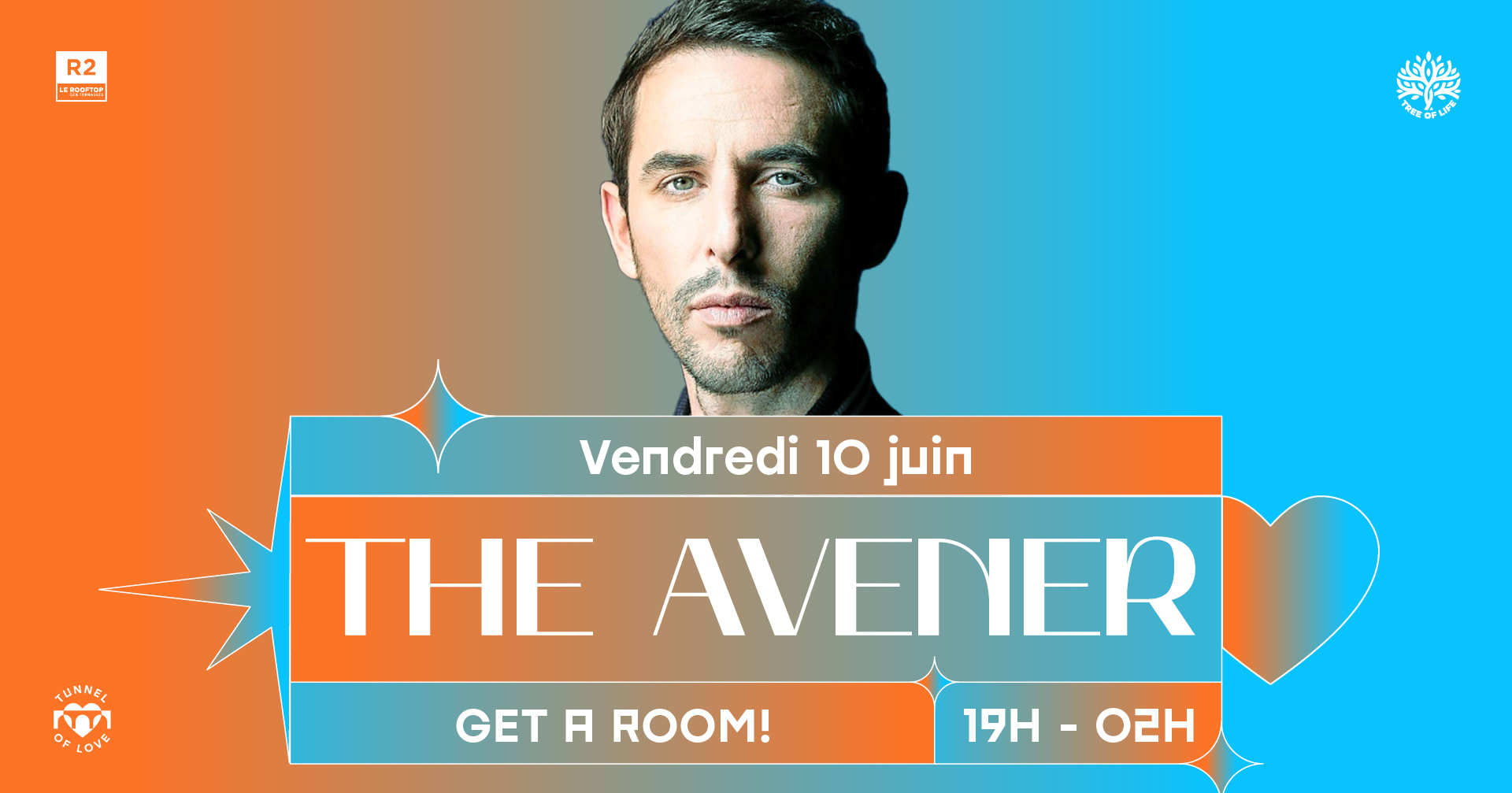 R2 Rooftop X Tunnel Of Love : The Avener, Get A Room! Cover