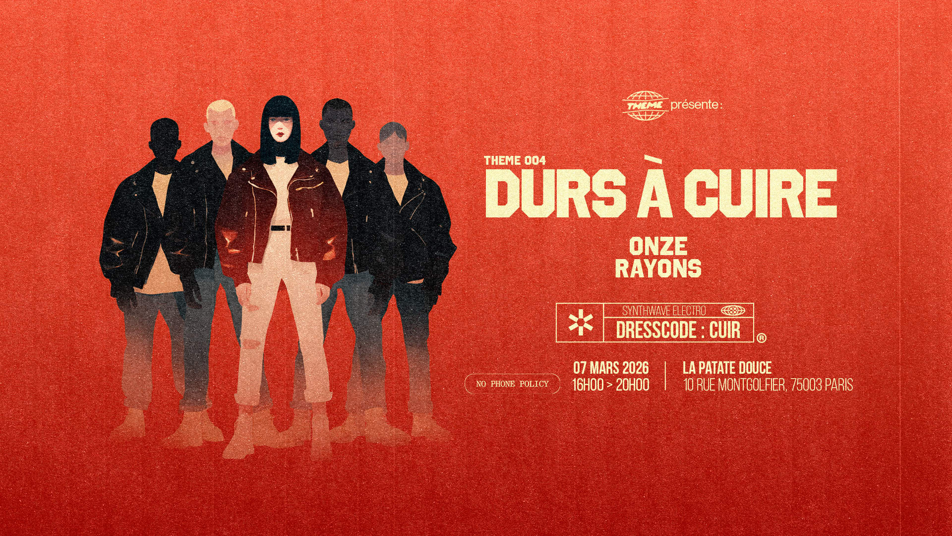 Onze Rayons - Durs À Cuire À La Patate Douce - Theme 004 Cover