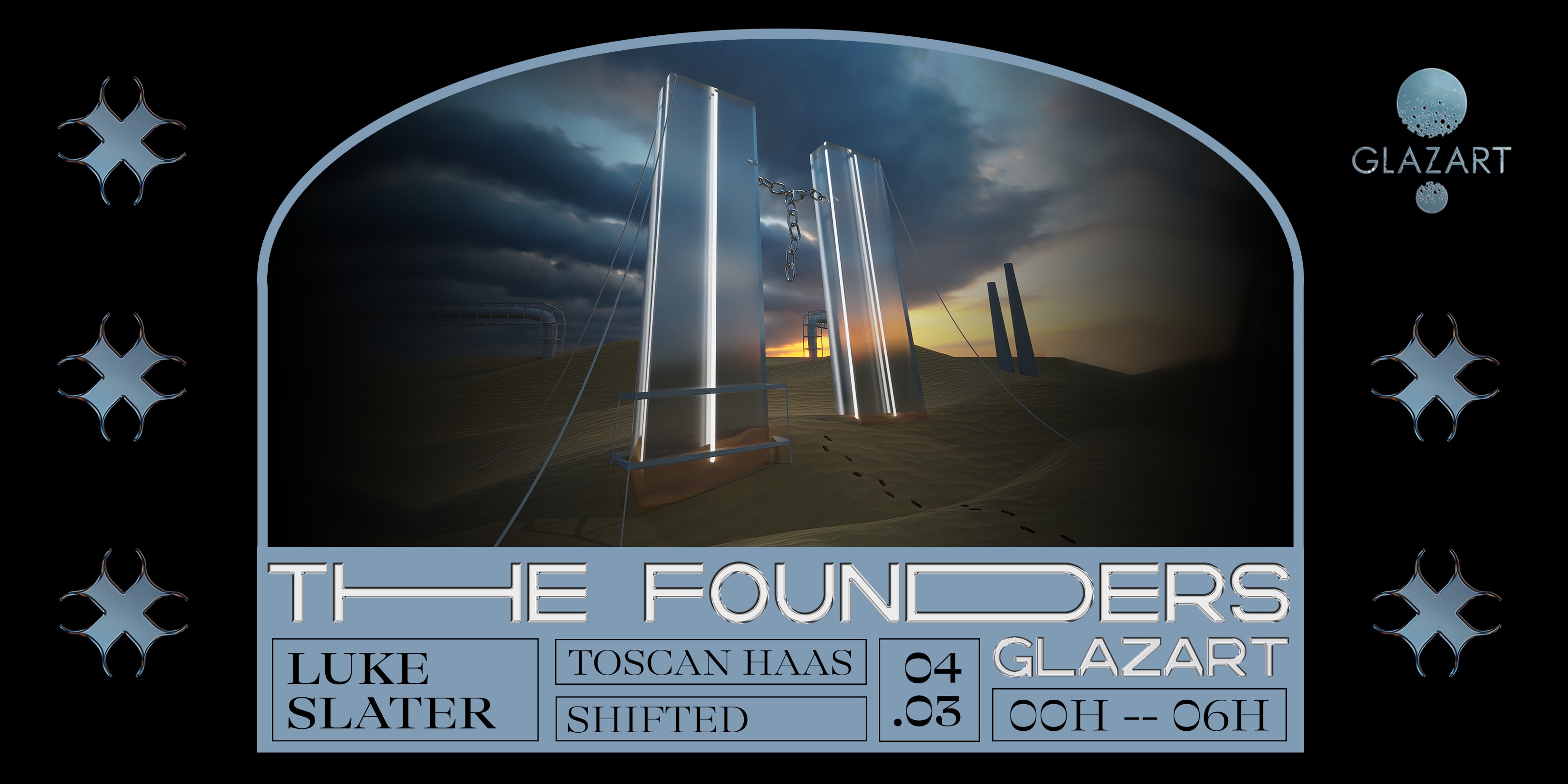 The Founders : Luke Slater, Shifted, Toscan Haas. Cover