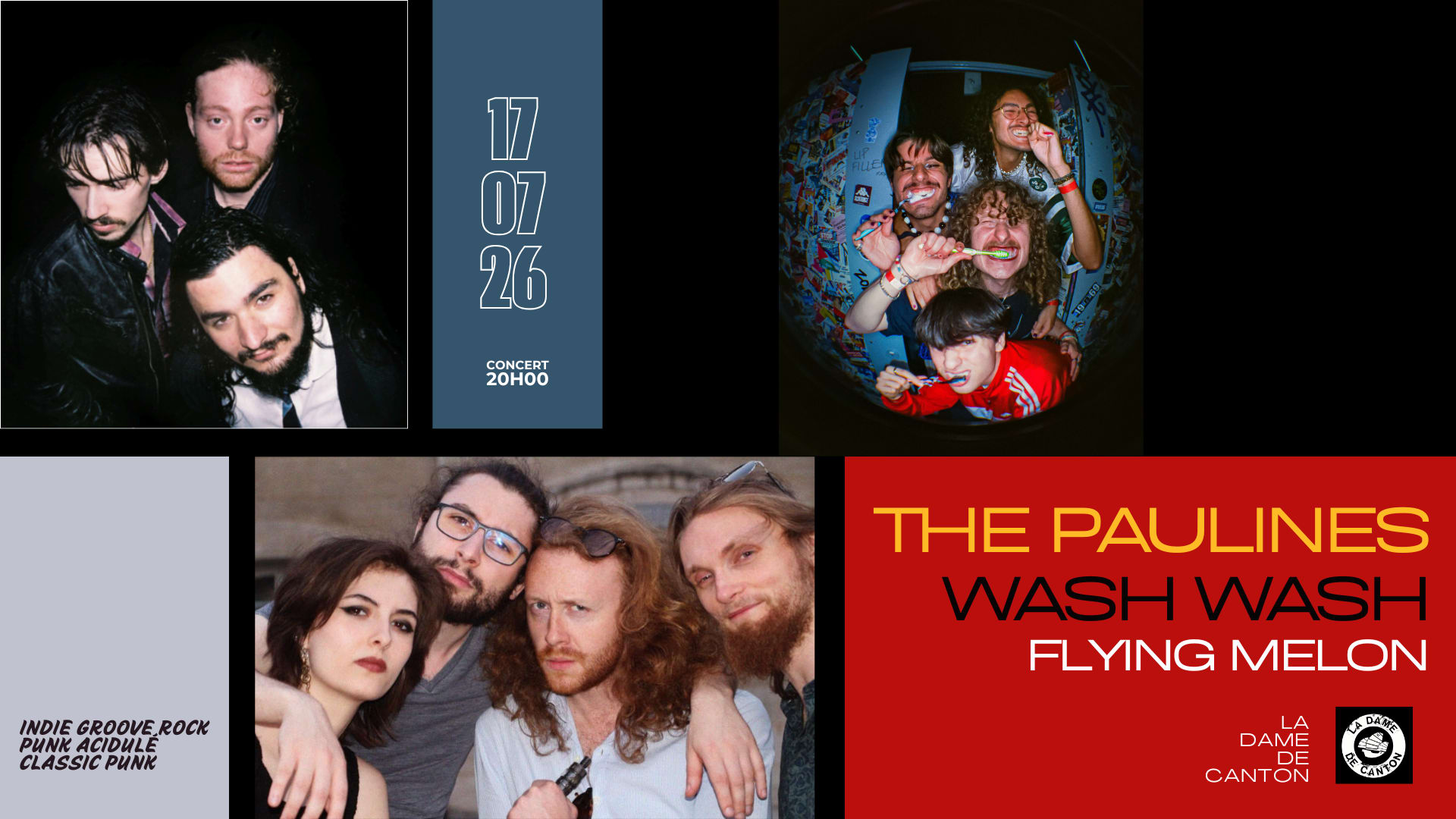 The Paulines X Wash Wash X Flying Melons Cover