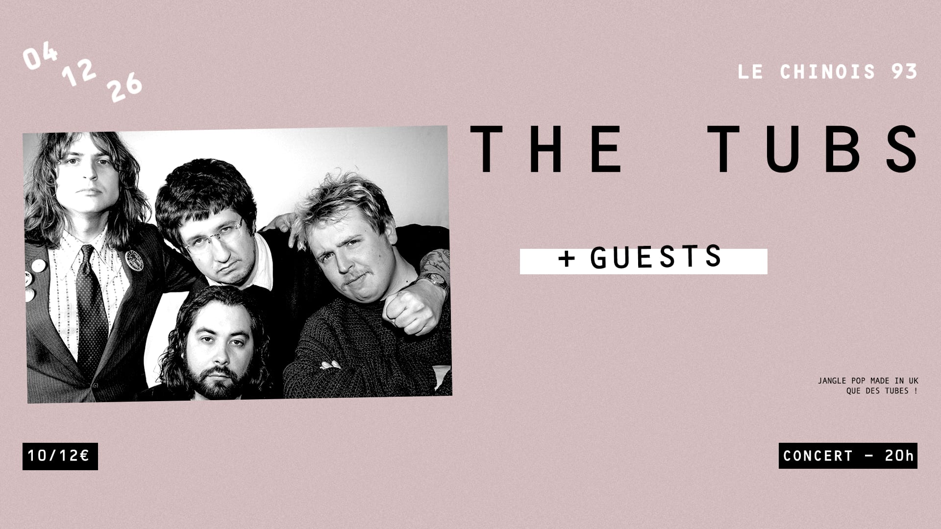 The Tubs (Uk) + Guests Cover