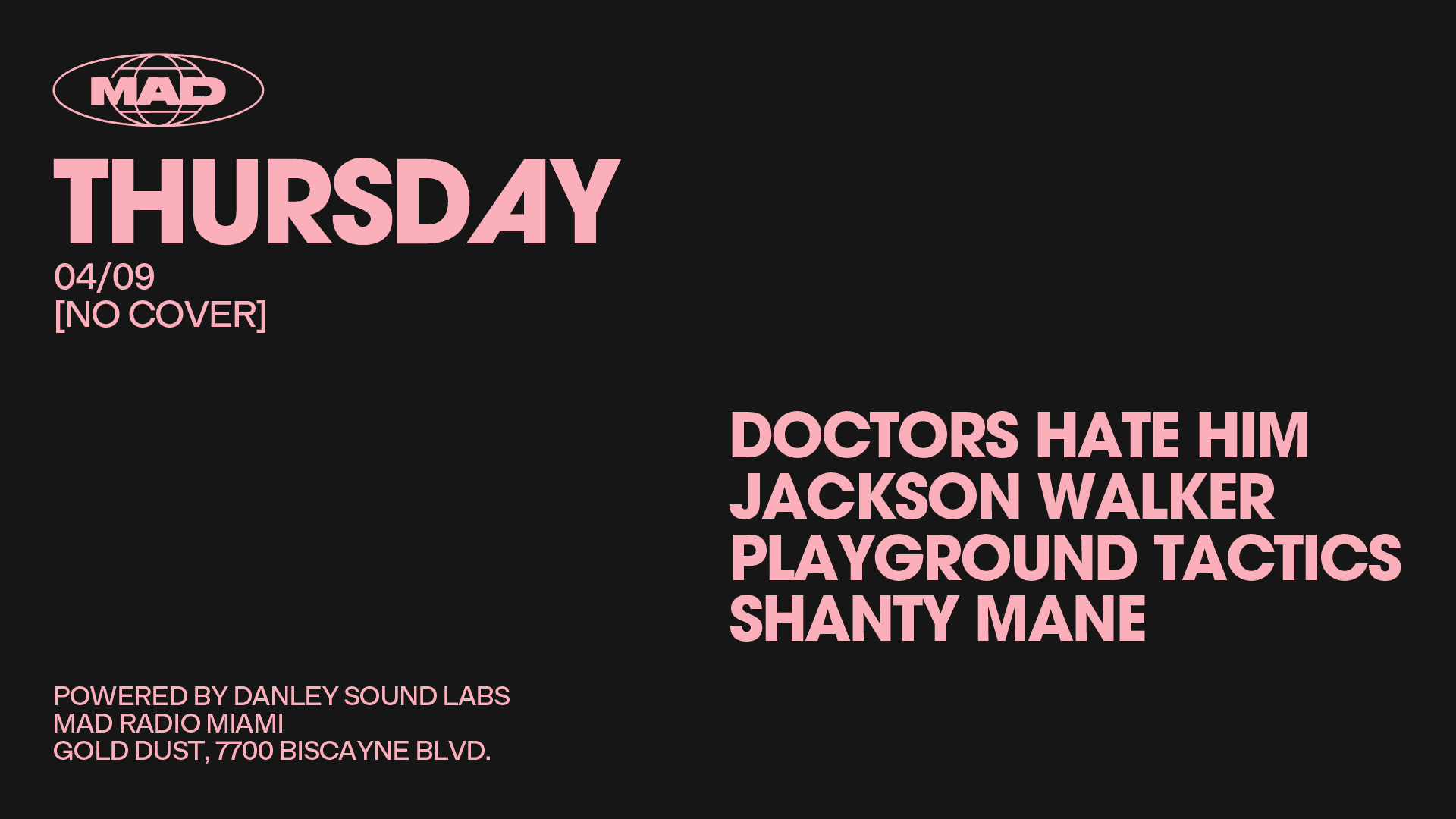 Doctors Hatehim,Jackson Walker,Playground Tactics,Shantymane Cover