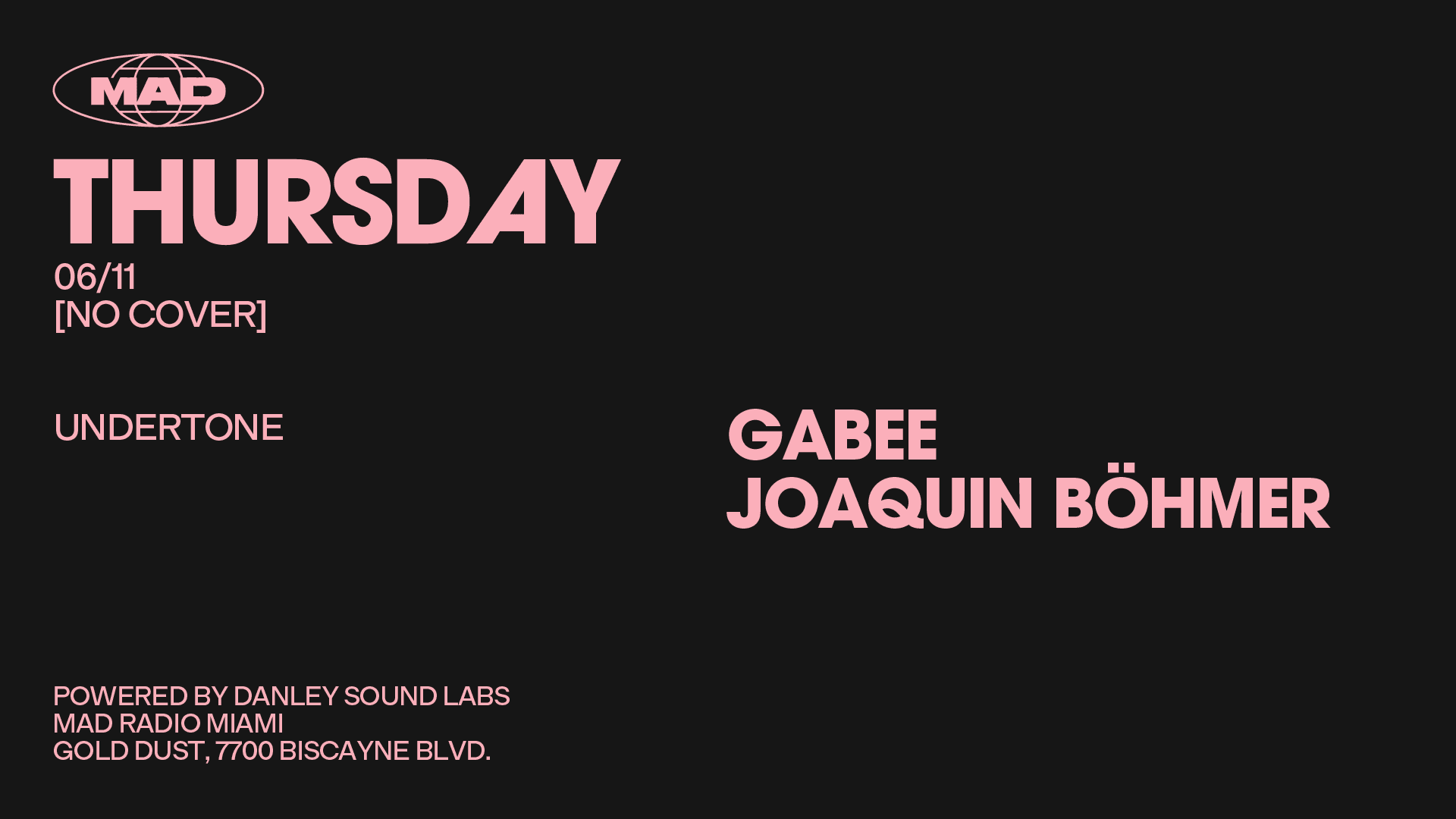 Undertone: Gabee / Joaquin Böhmer Cover