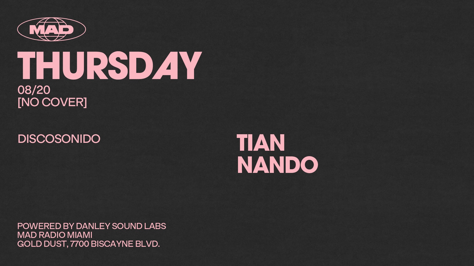 Discosonido: Tian / Nando Cover