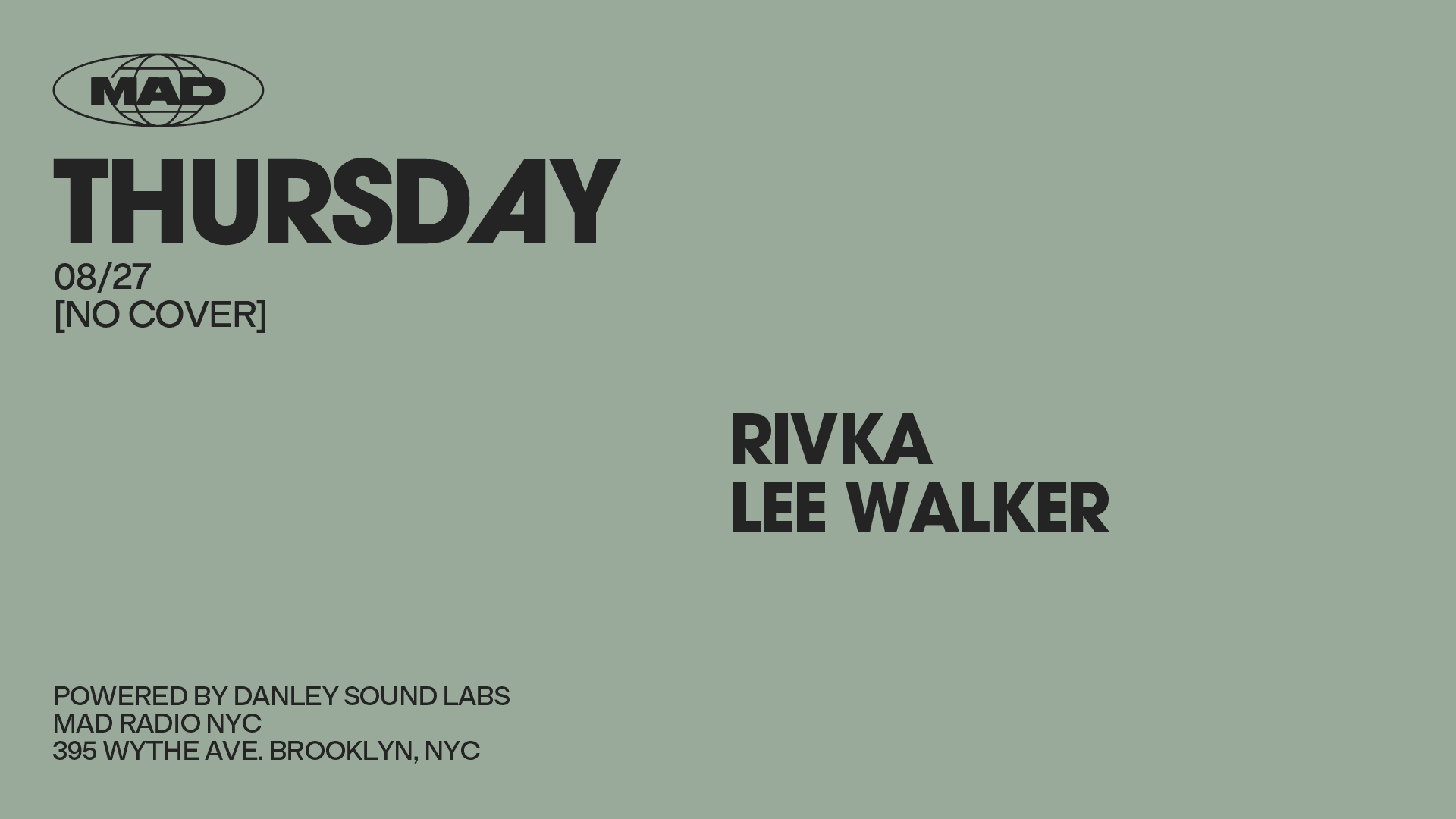 Rivka / Lee Walker Cover