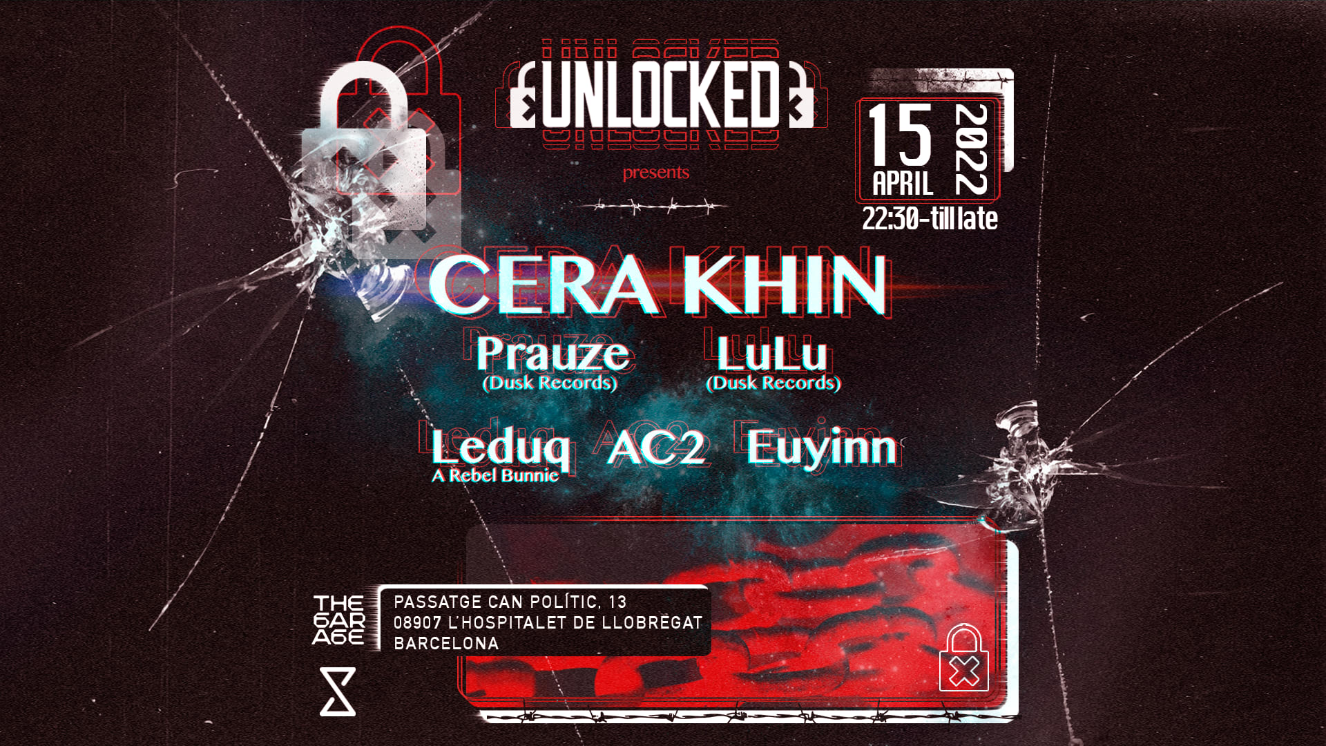 Unlocked Pres: Cera Khin Cover