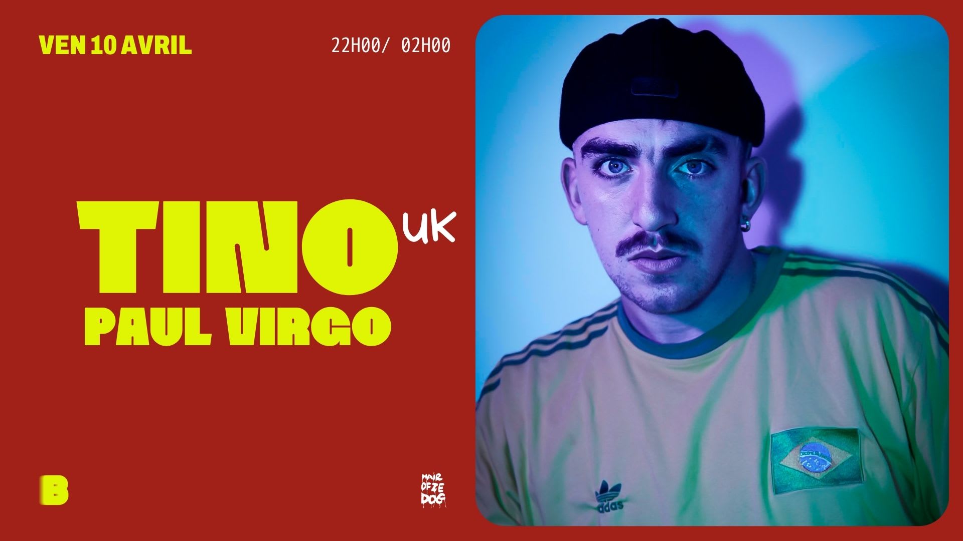 Tino (Uk) + Paul Virgo @Le Bouge Cover