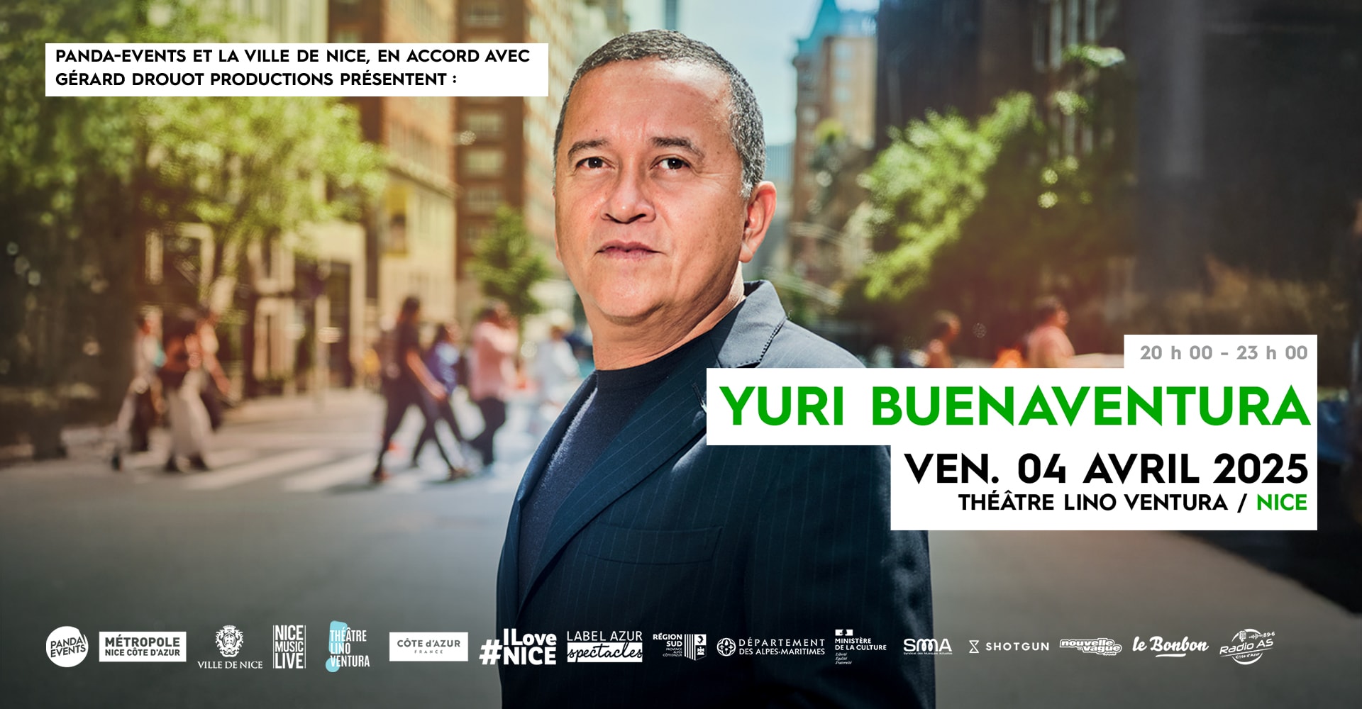 Yuri Buenaventura // Ven. 04 Avril / Théâtre Lino Ventura Cover