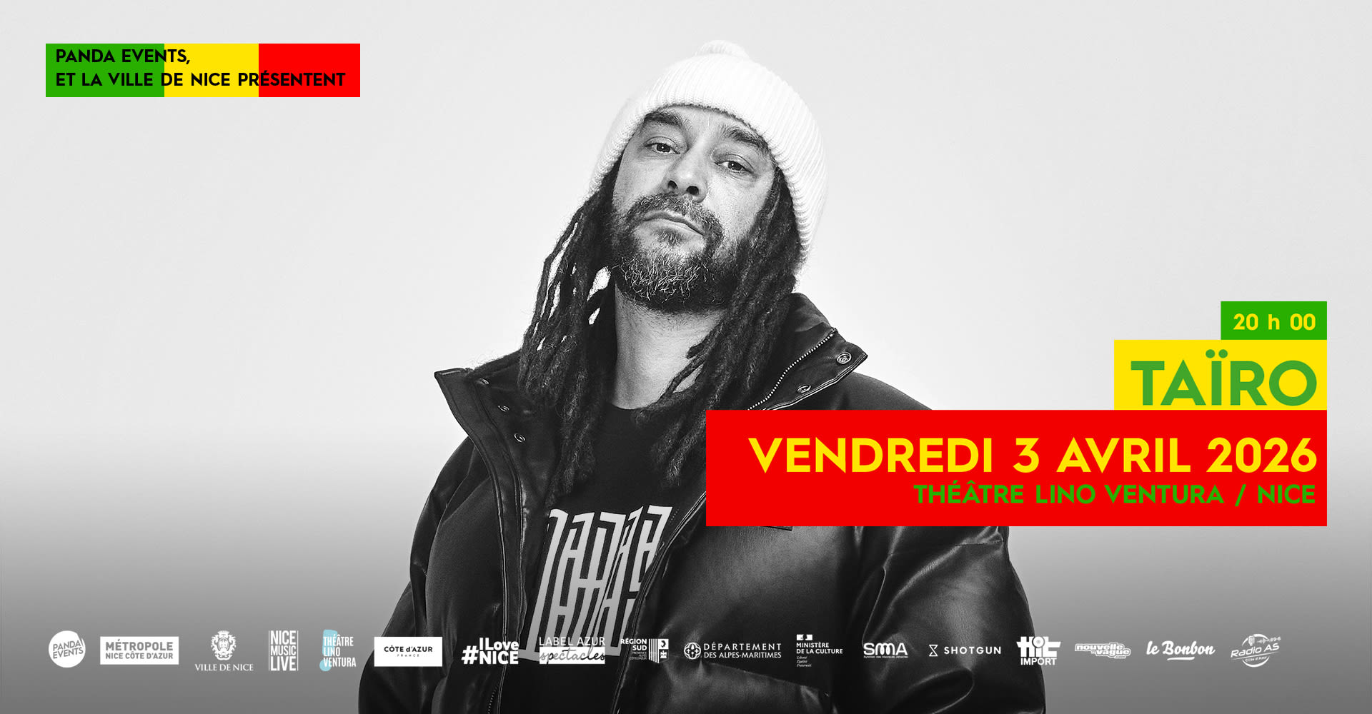 Tairo - Ven. 03 Avril 2026 @Nice Cover