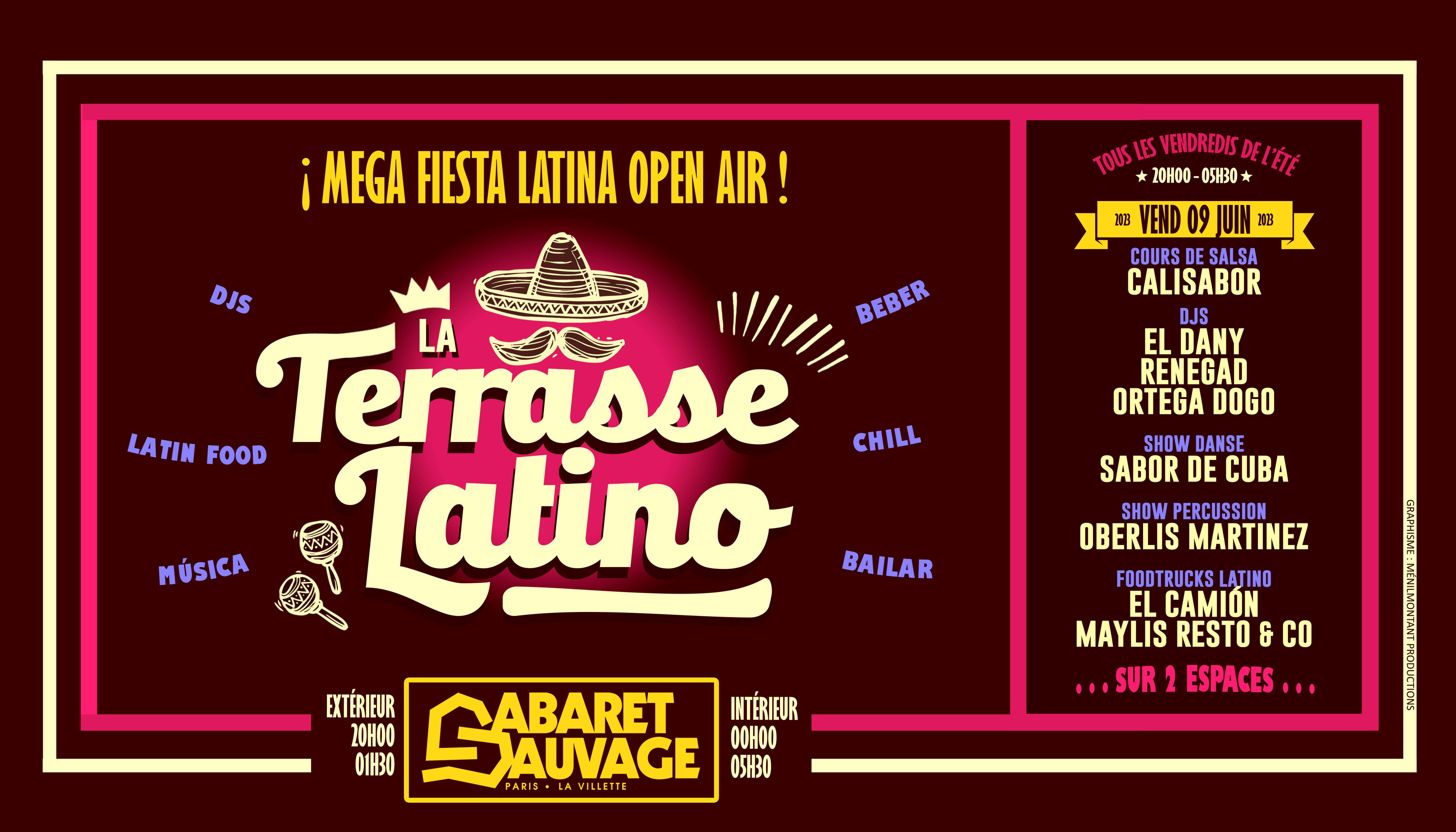 La Terrasse Latino Du Cabaret Sauvage - 9 Juin 2023 Cover