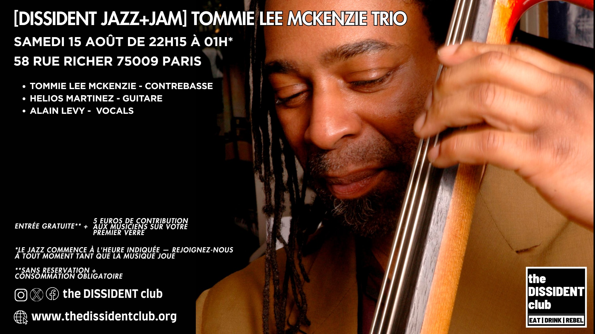 [Dissident Jazz + Jam] The Mckenzie Trio Cover