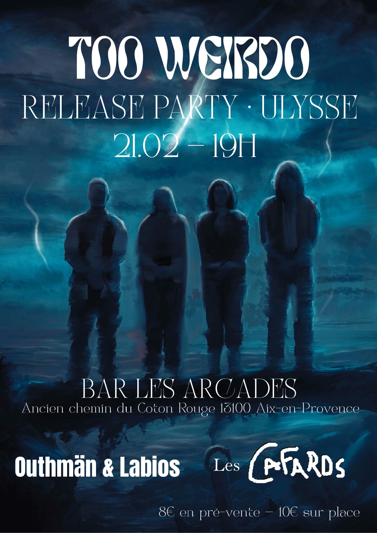 Too Weirdo / Outhmän Et Labios / Les Cafards Aux Arcades Cover