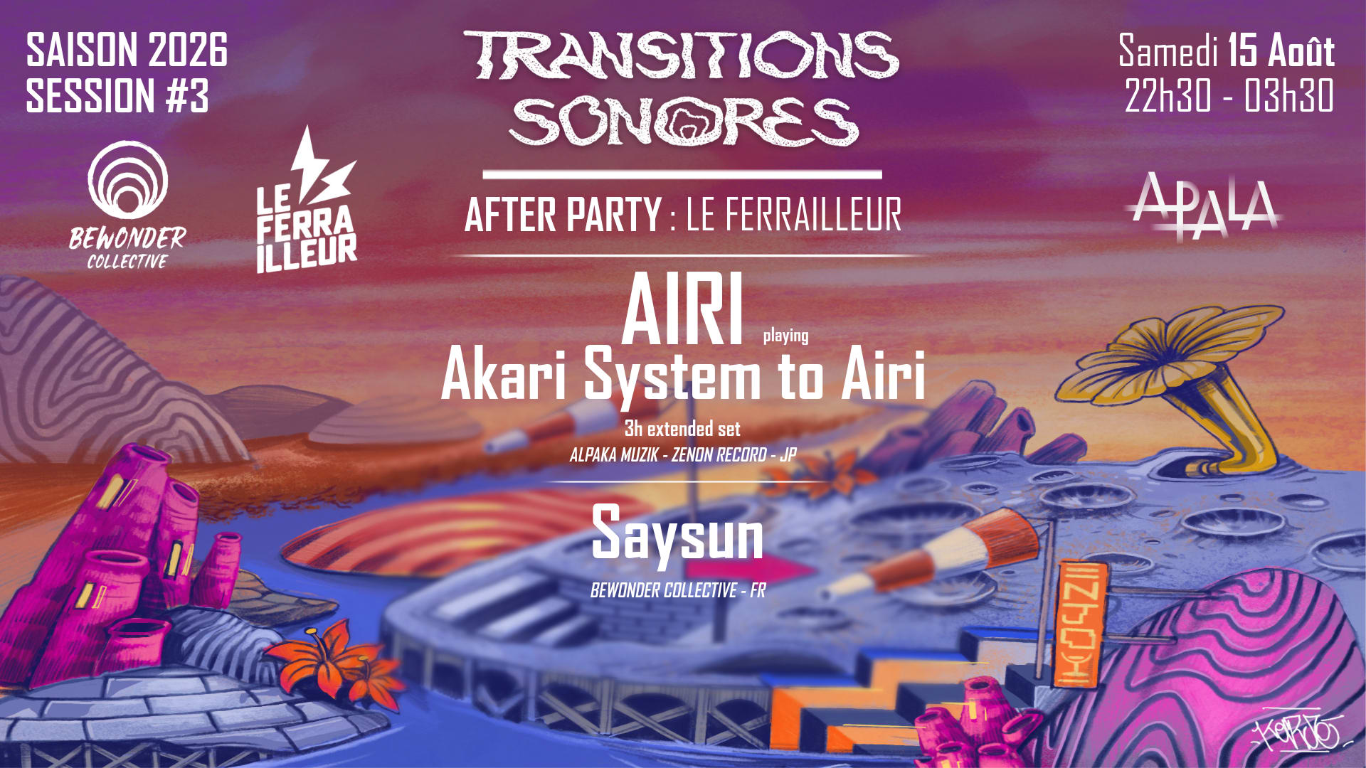 After : Transitions Sonores #3 W/ Airi @ Ferrailleur Cover