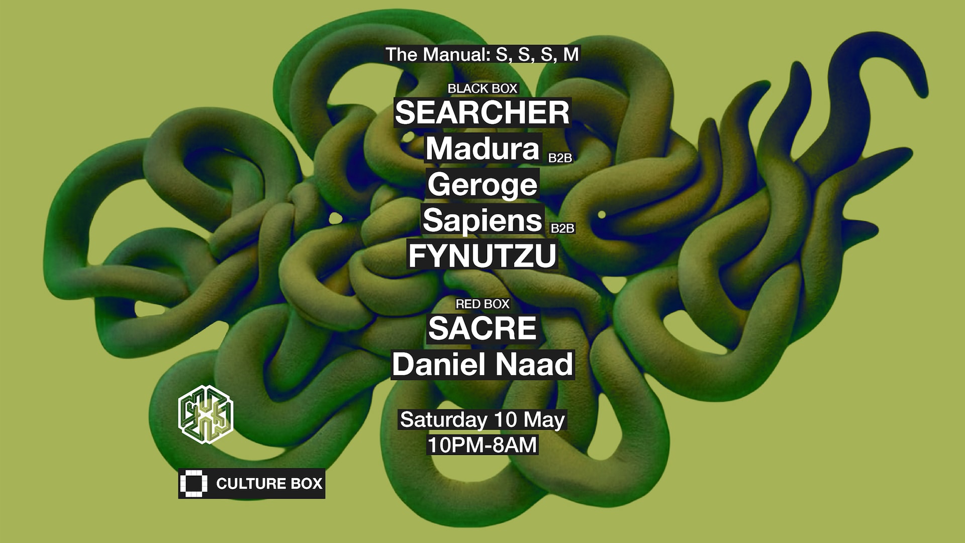 Mdk X Culture Box | The Manual: S, S, S, M Cover