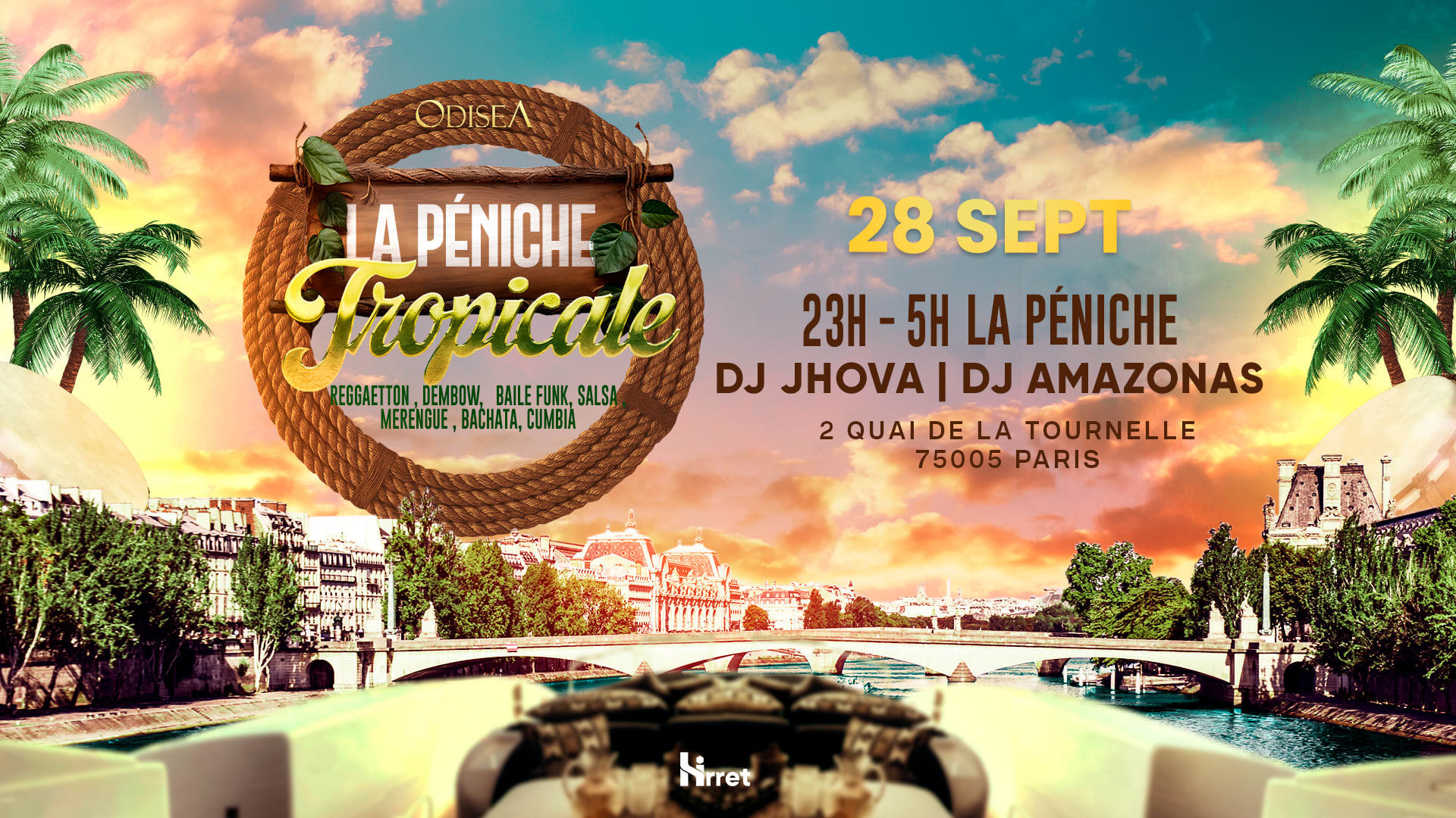 La Péniche Tropicale Cover
