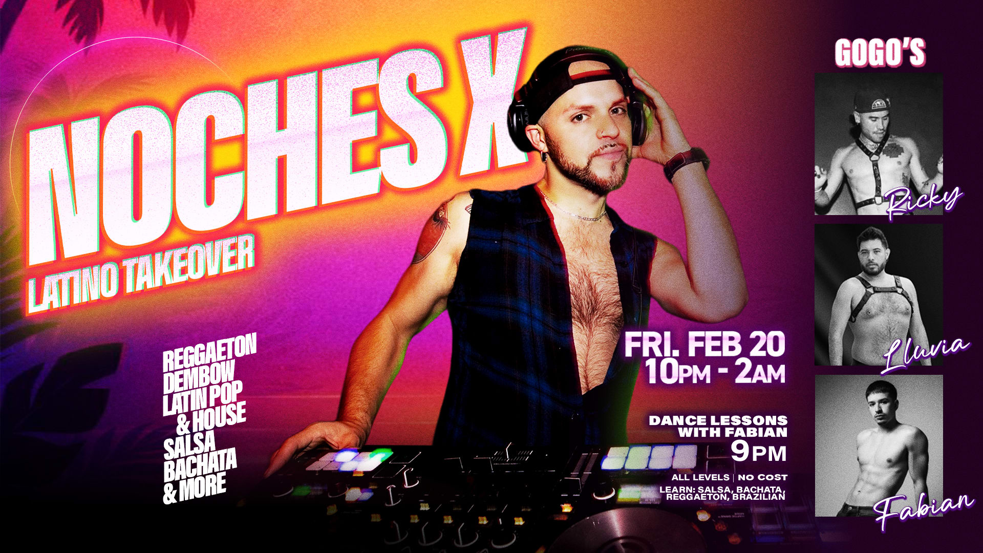 Noches X | Latin Nights At X Bar Cover