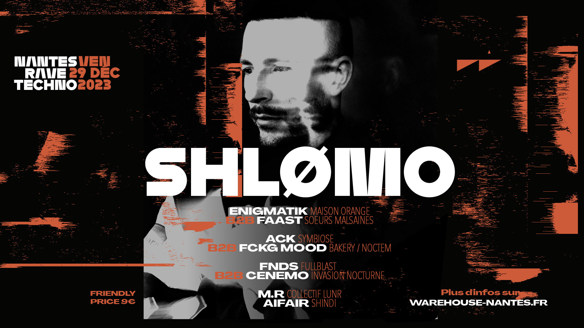 Nantes Rave Techno W/ Shlømo - Warehouse Nantes Cover