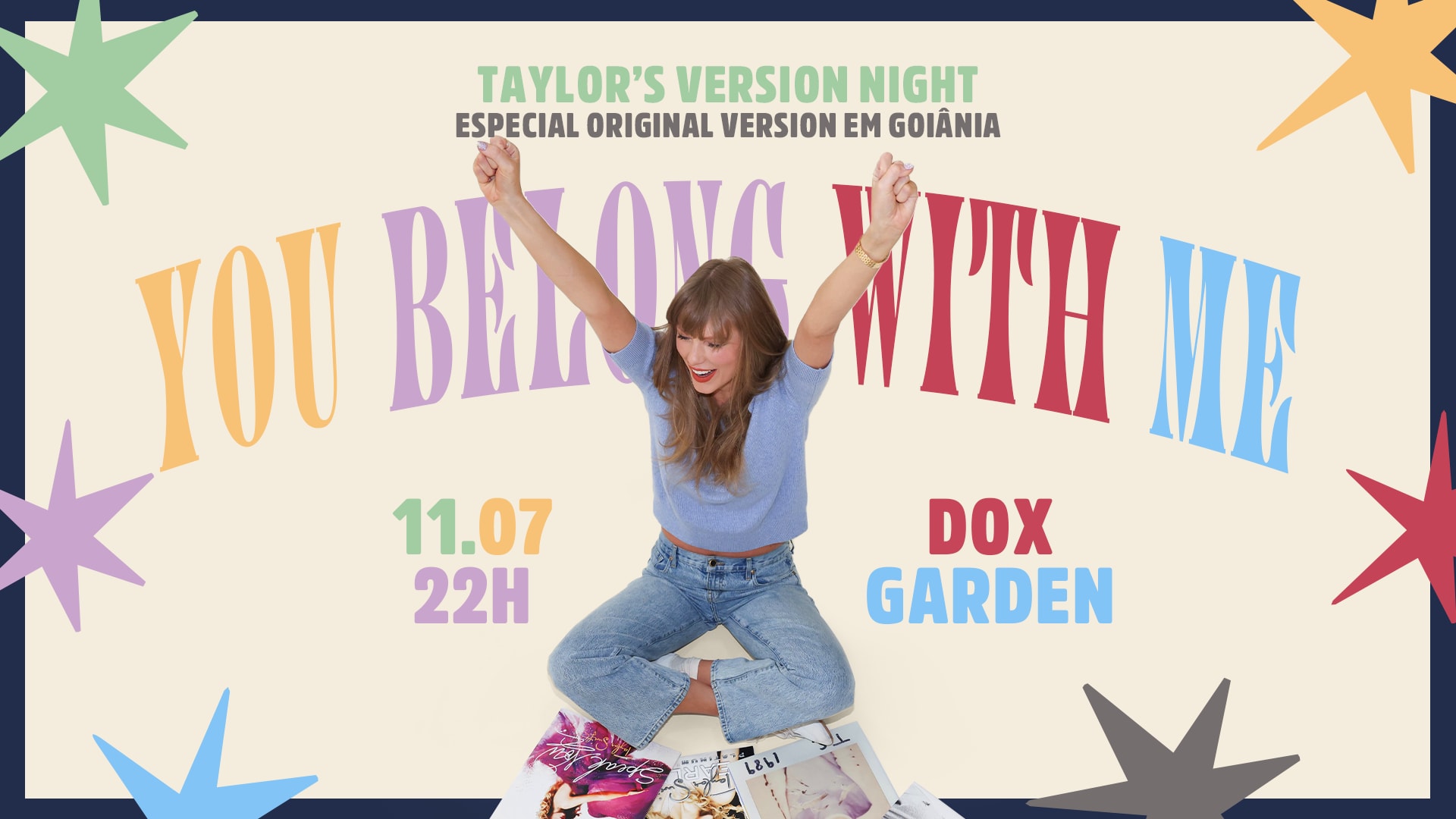 Taylor's Version Night: You Belong With Me Em Goiânia Cover