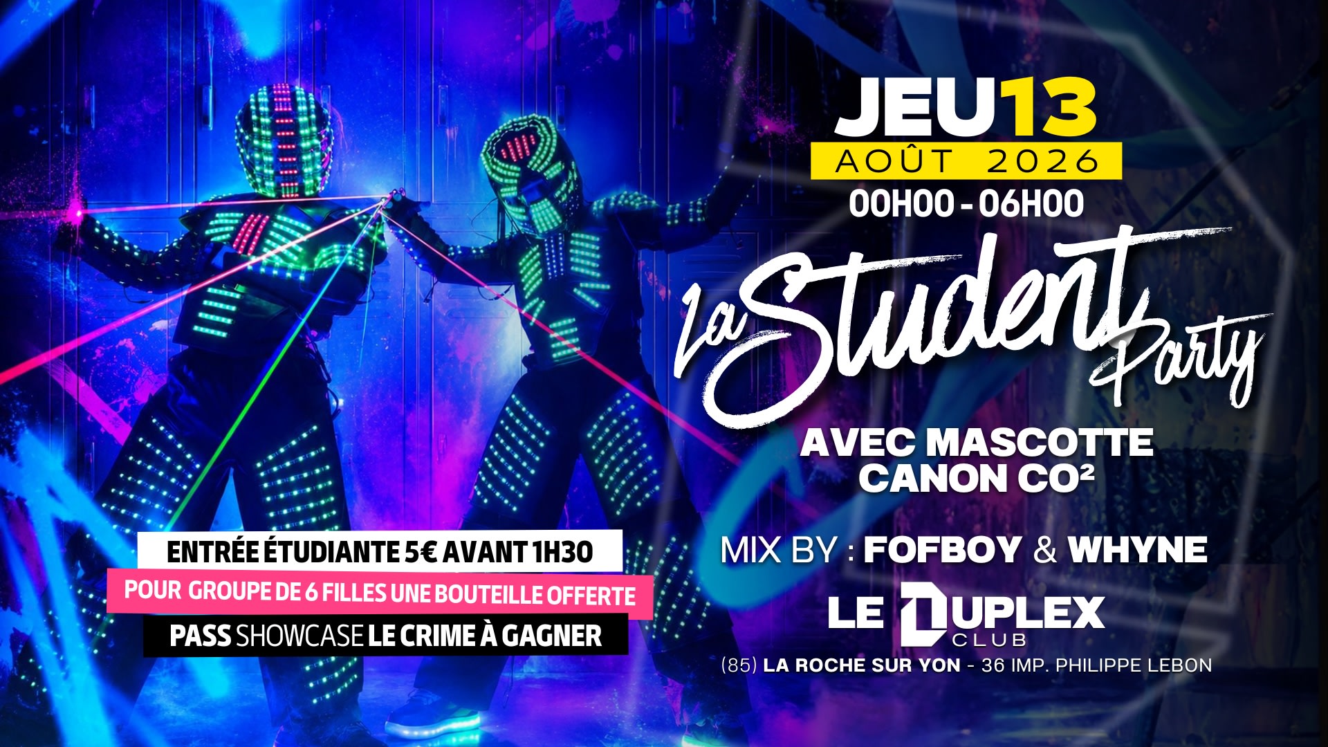 La Student Party X Le Duplex Cover