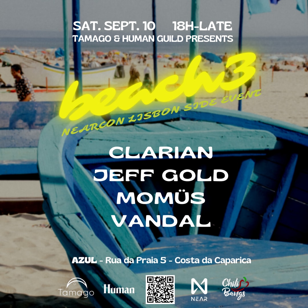 Beach3 Nearcon Side Event /W. Clarian, Jeff Gold, Momüs, Vandal Cover