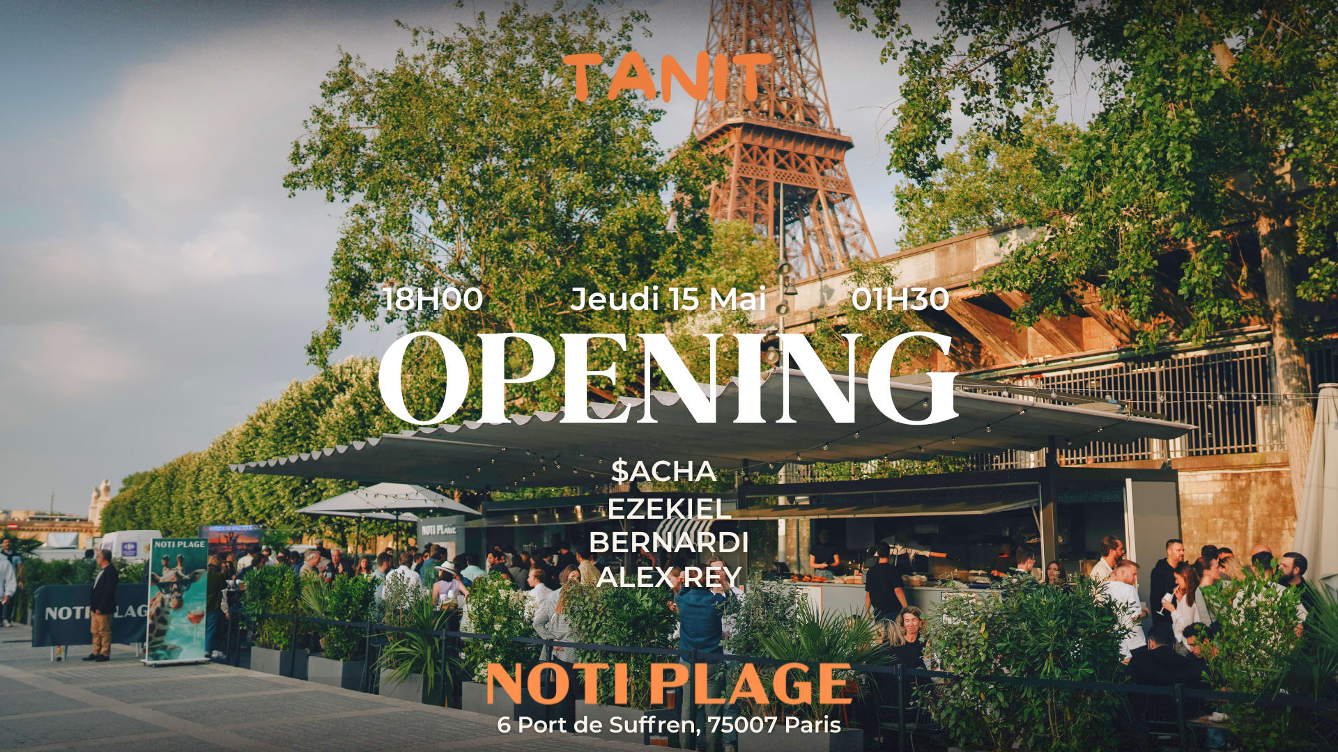 Noti Plage X Tanit : Opening [Free Entry] Cover
