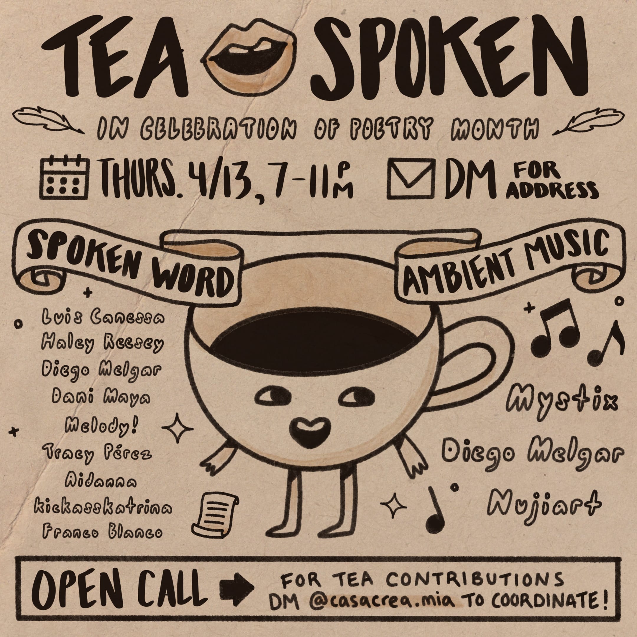 Tea Spoken Cover