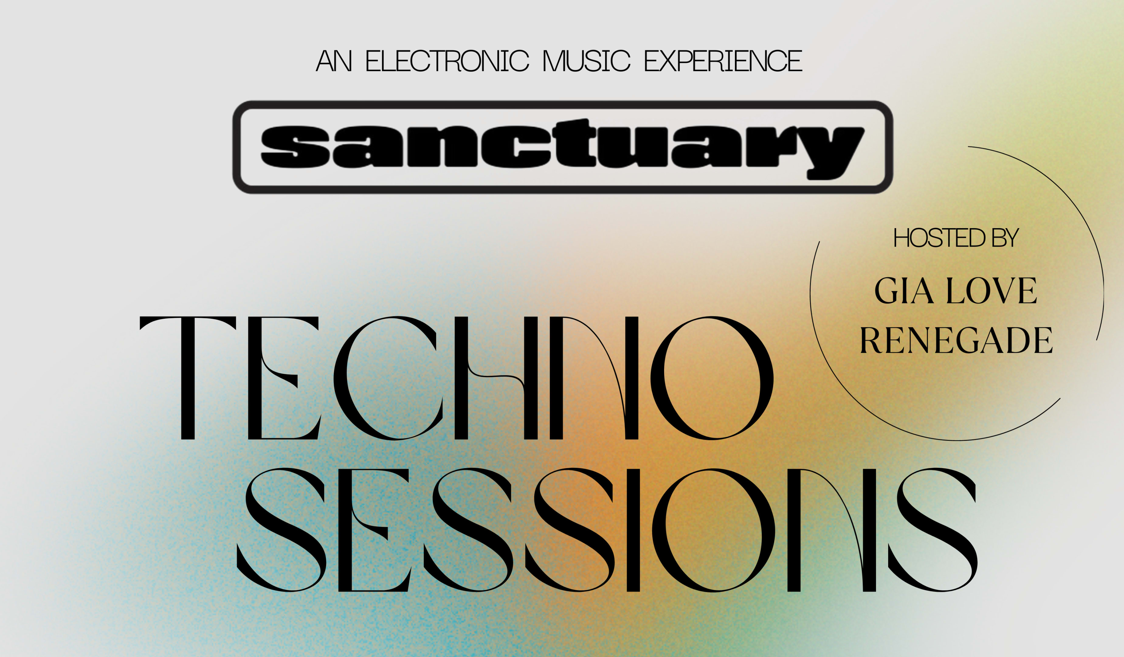 Sanctuary: Techno Sessions Cover
