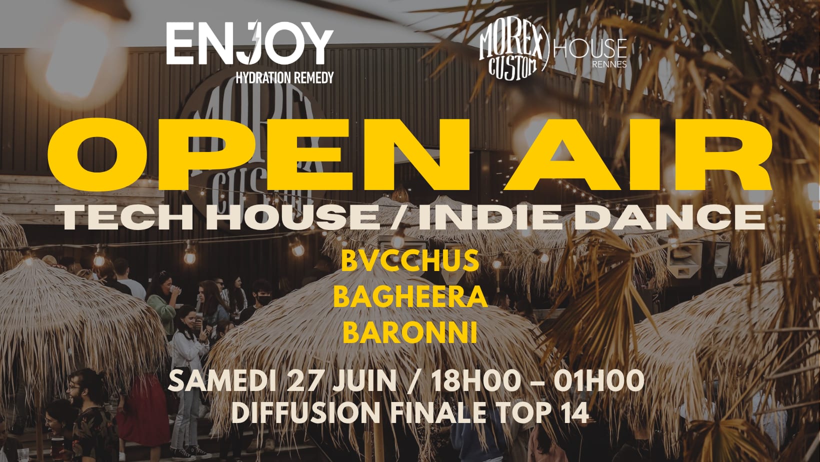 Bvcchus & Friends // Open Air // Gratuit // Enjoy Remedy Cover