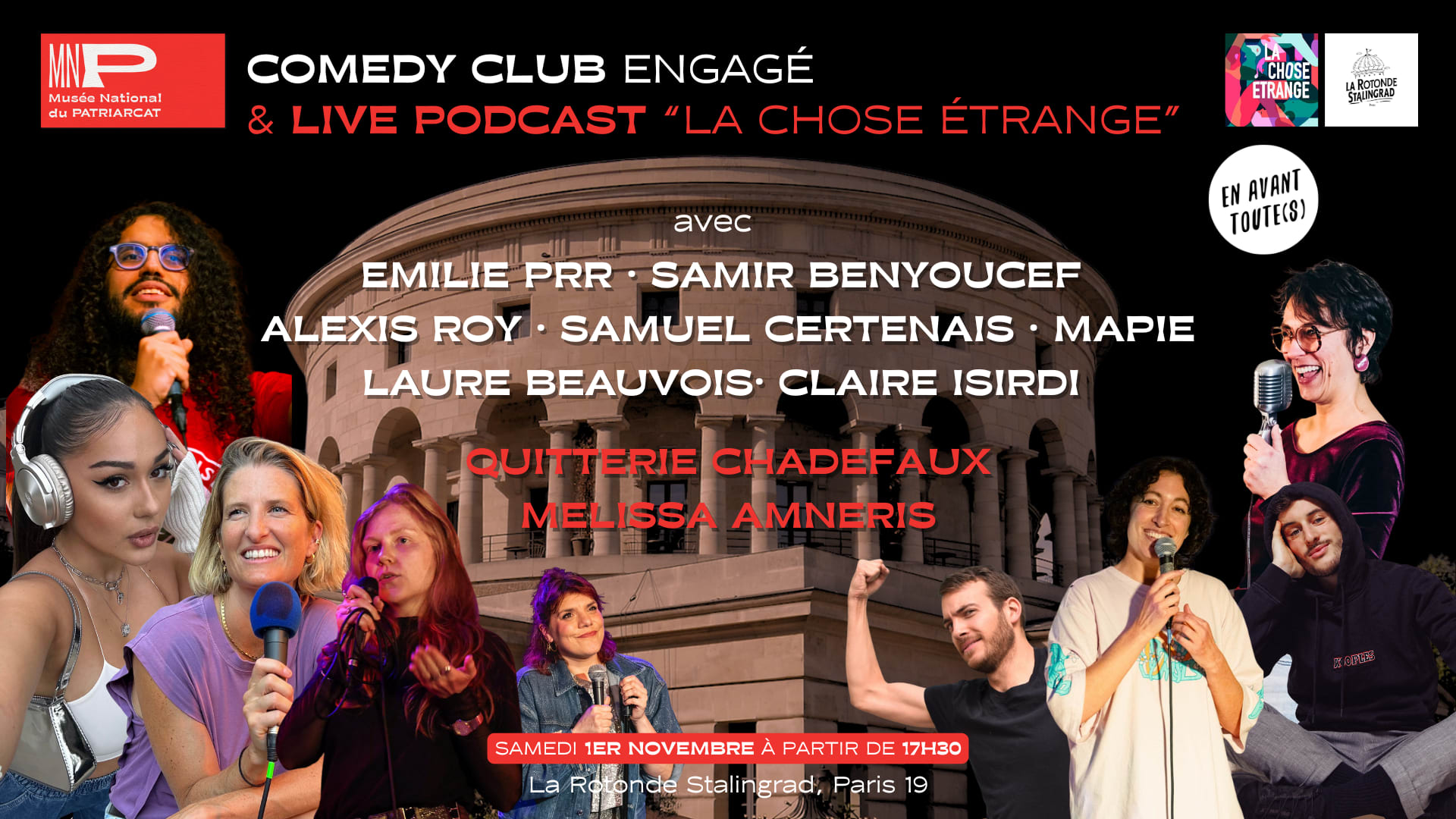 01/11 Mnp X Live Podcast & Comedy Club Engagé Cover