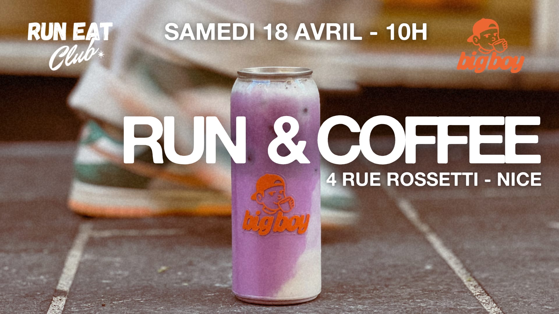 Run & Coffee Run Eat Club X Big Boy Coffee Cover