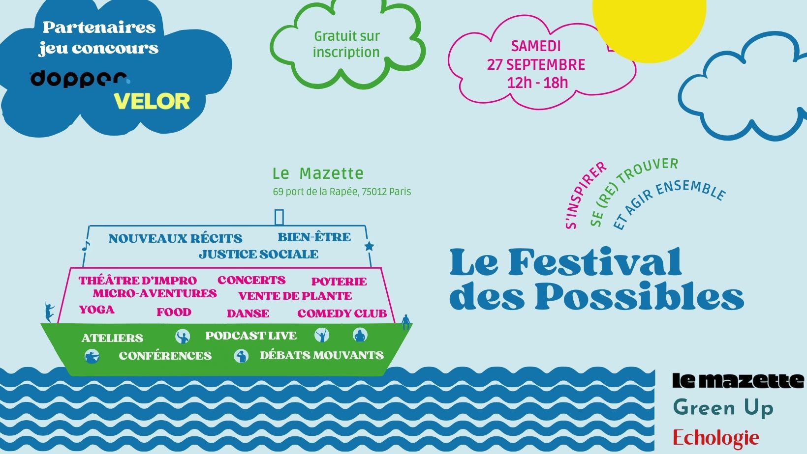Festival Des Possibles - Talks, Dj Sets, Food & Ateliers ! Cover