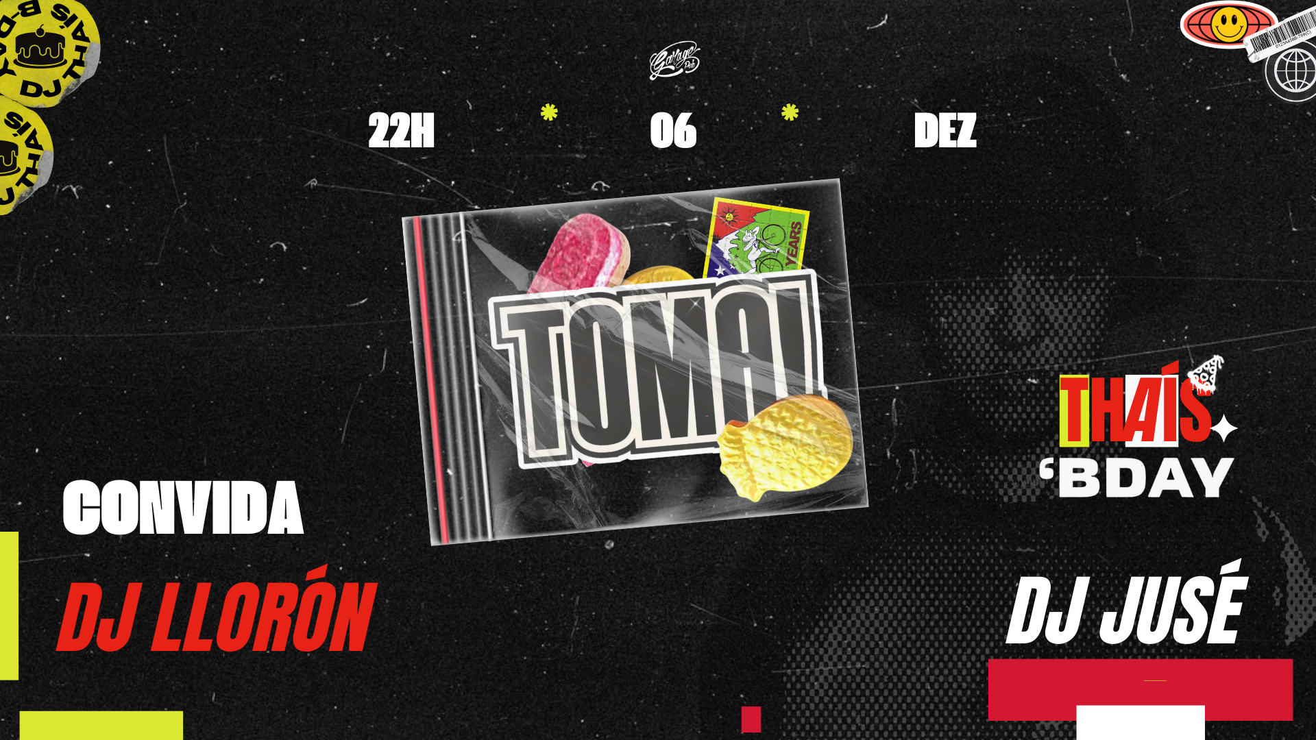 Toma! B-Day Dj Thaís Cover