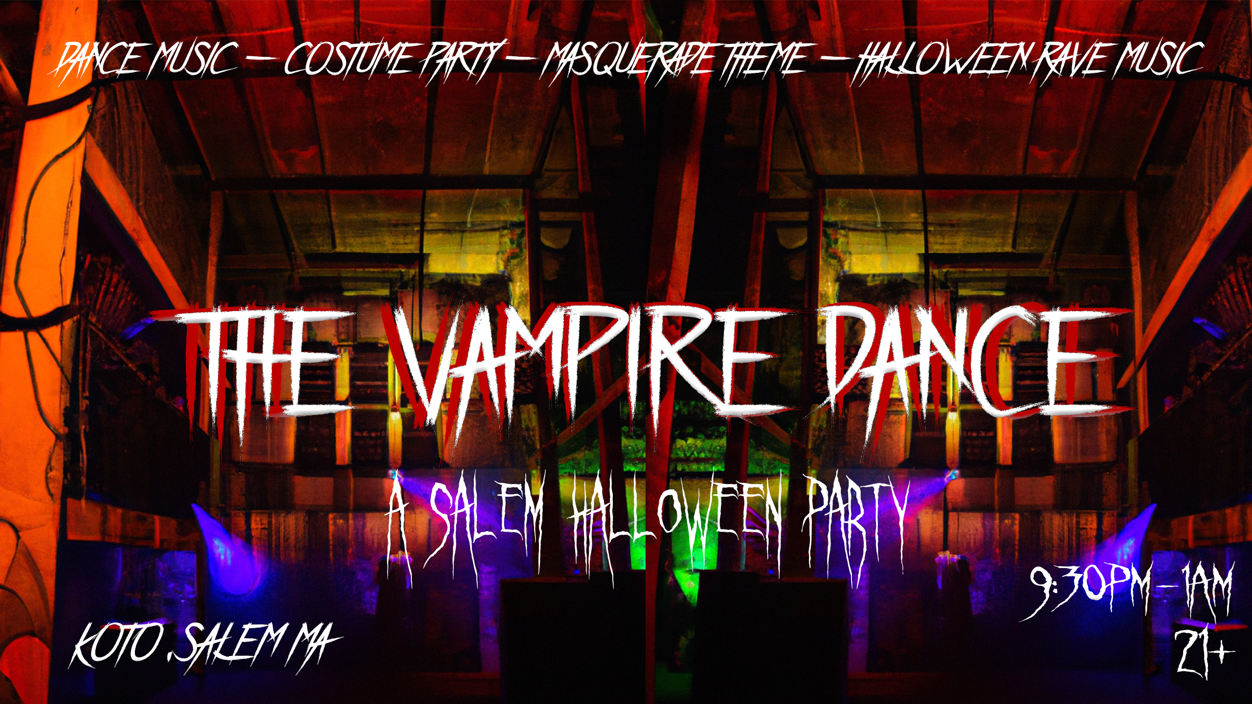 The Vampire Dance: A Salem Halloween Party Cover